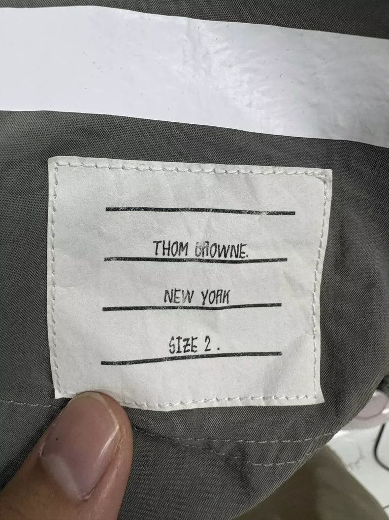 Thom Browne Thom Browne size2 Gray sand shorts with drawstrings Size US 27 - 4 Thumbnail