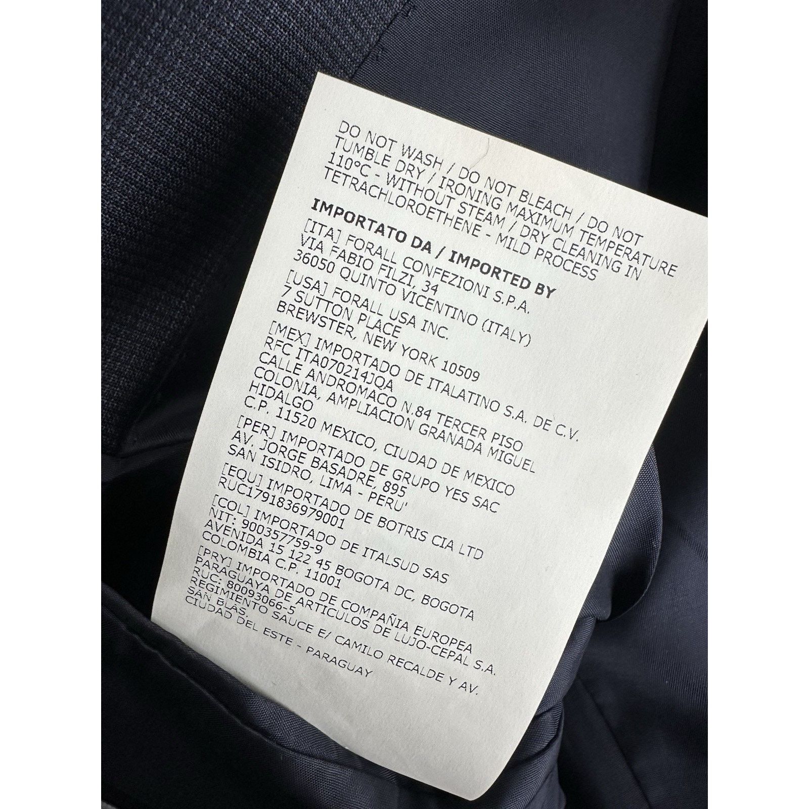 Lanvin Lanvin mens Size 40 blue wool sports coat blazer Size 40R - 7 Thumbnail