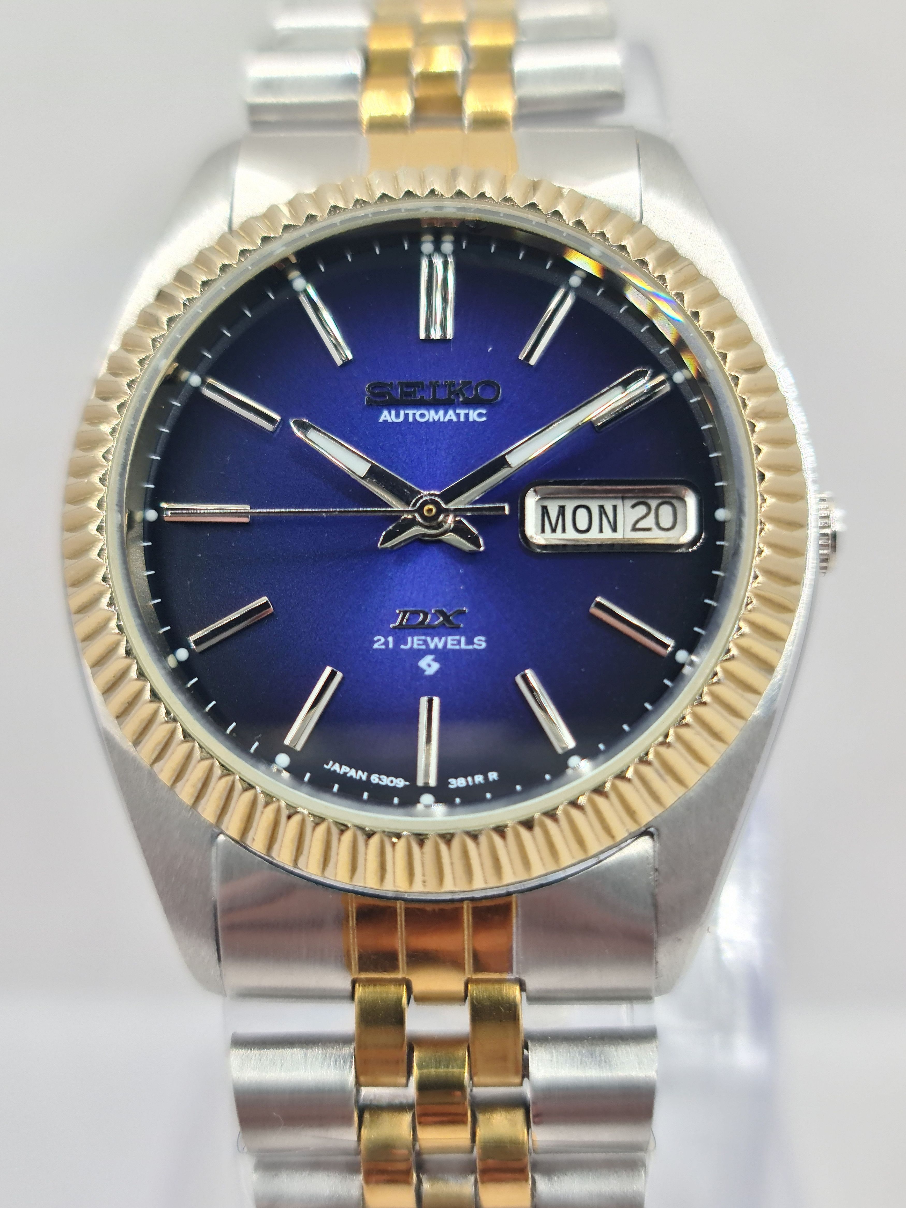Japanese Brand × Seiko Seiko DX Automatic Fluted Bazel Day/Date Japan Size 36 - 2 Thumbnail
