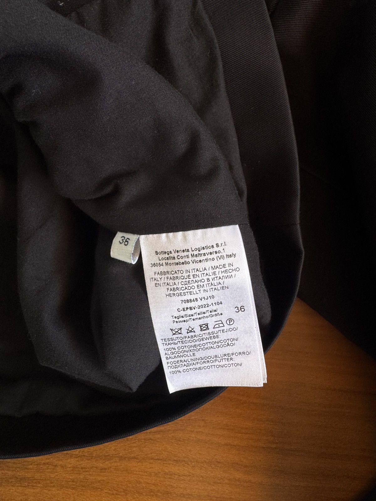 Bottega Veneta Bottega Veneta Cropped Cotton Twill Jacket Size XS / US 0-2 / IT 36-38 - 4 Thumbnail