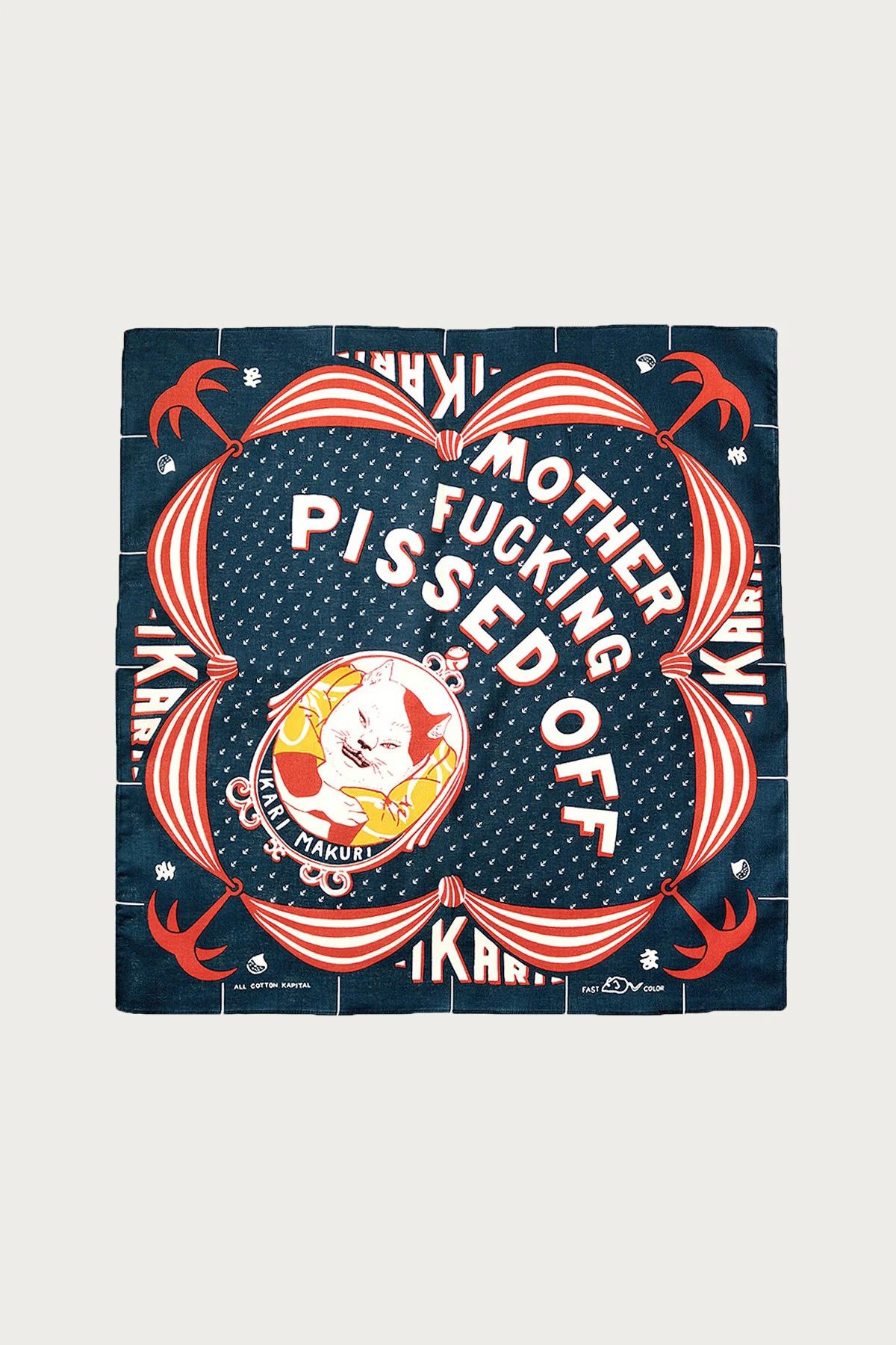 Kapital KAPITAL Banada Handkerchief - MF PISSED OFF IKARIMAKURI Size ONE SIZE - 1 Thumbnail