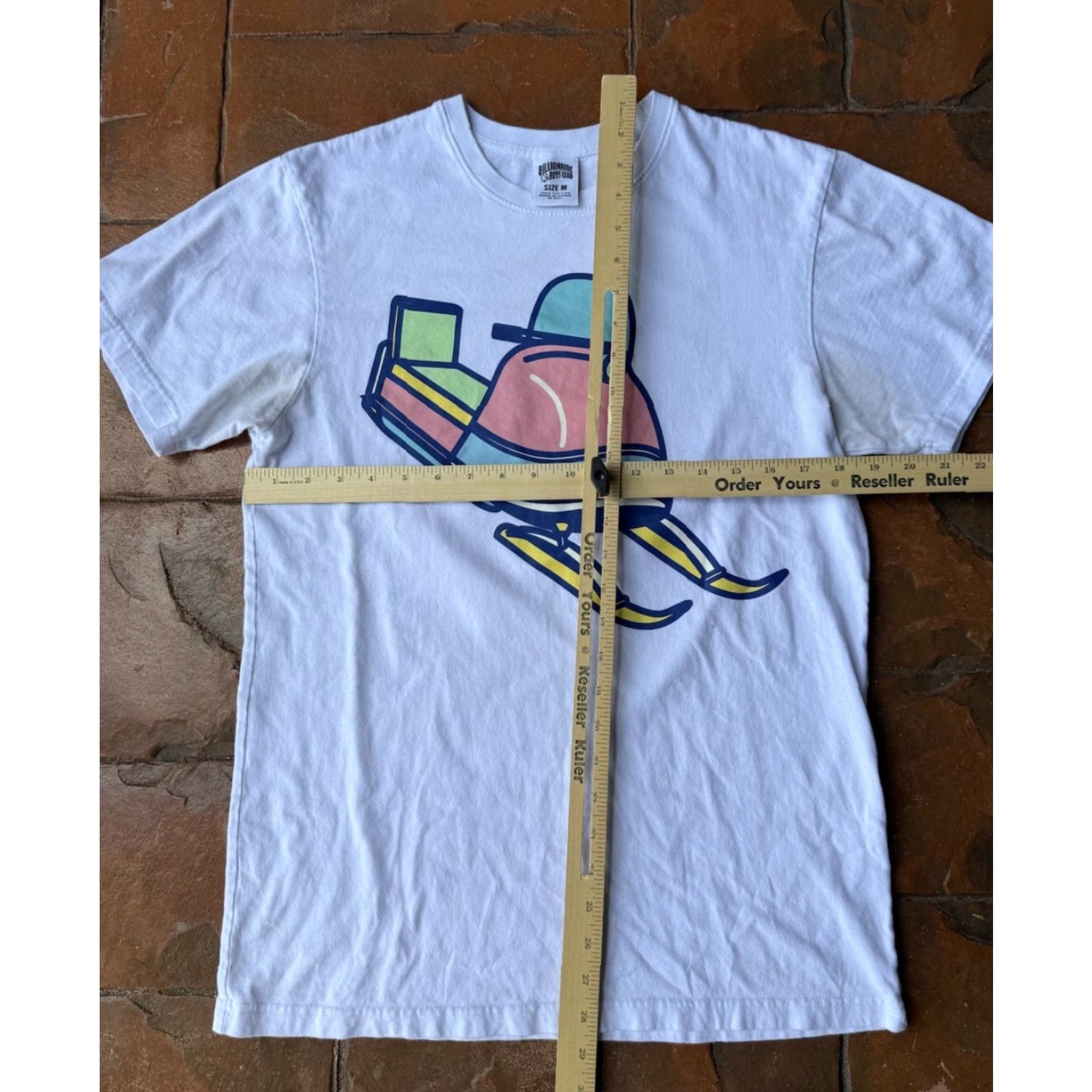 Billionaire Boys Club Billionaire Boys Club T-Shirt Snowmobile Medium White Mens Shirt Regular Crew Neck Logo Streetwear Size US M / EU 48-50 / 2 - 5 Thumbnail
