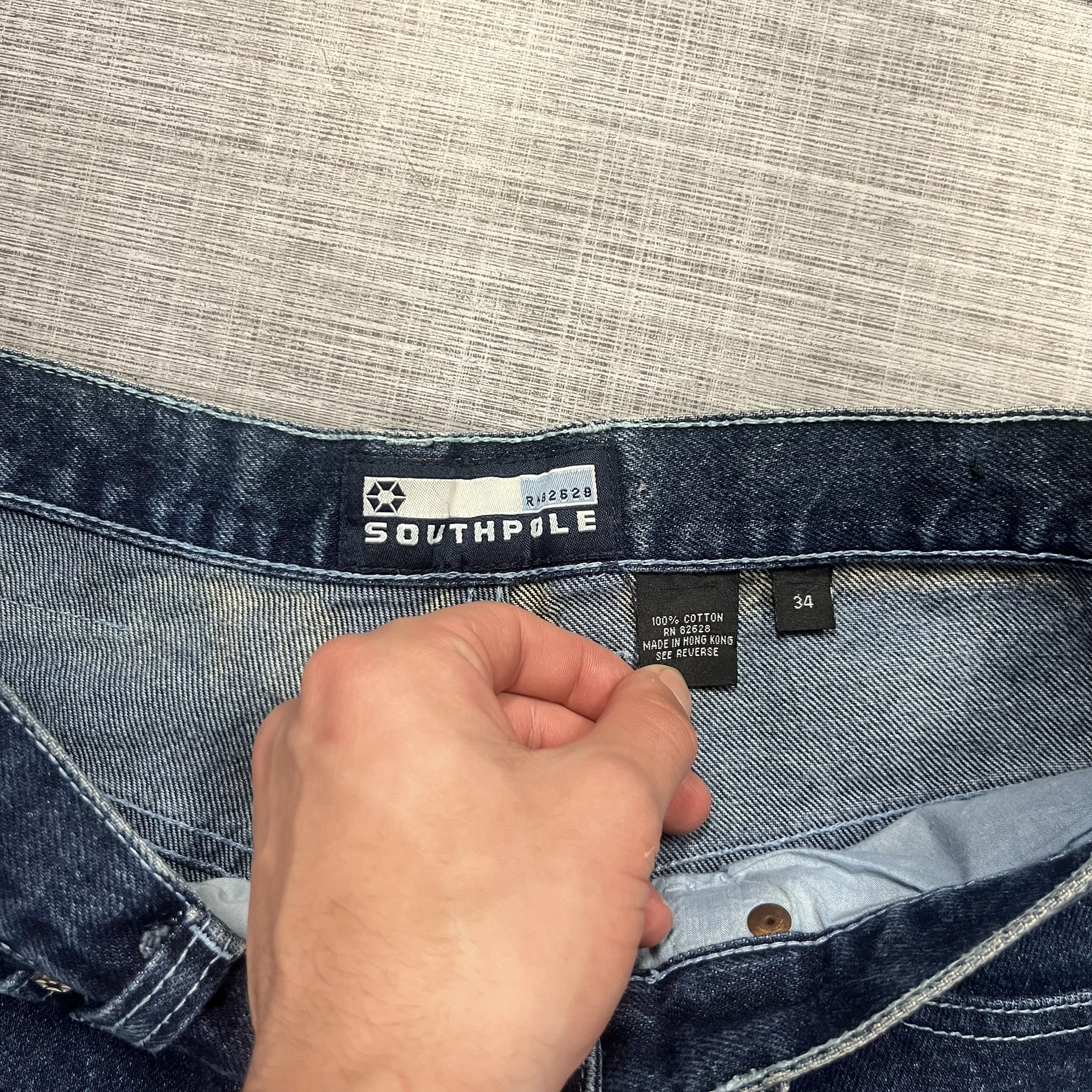 JNCO × Southpole Crazy VTG Y2k Embroderd South Pole Jeans Size US 34 / EU 50 - 5 Thumbnail