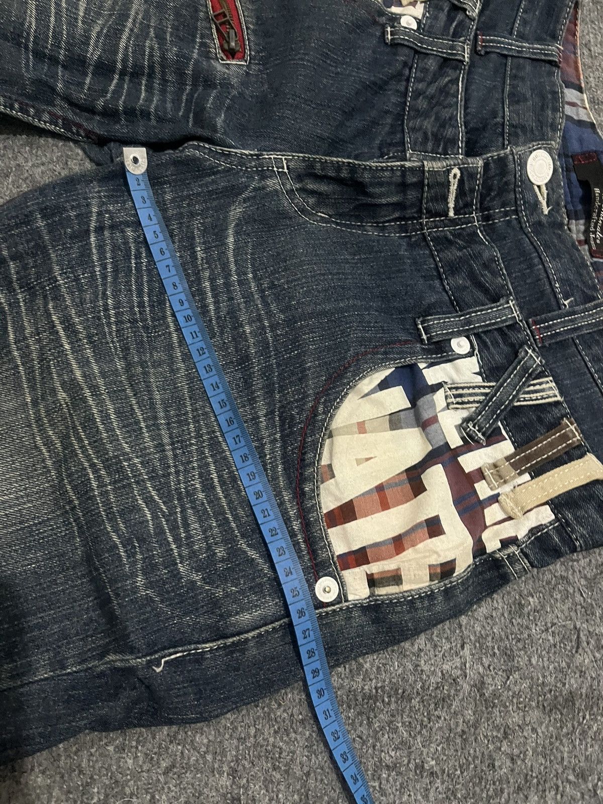 Hysteric Glamour Japanese Dominate Punk Short Jeans Size US 34 / EU 50 - 14 Thumbnail
