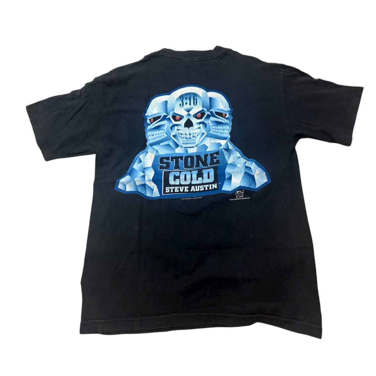 WWF Vintage 90s WWF Stone Cold T Shirt Size US M / EU 48-50 / 2 - 1 Thumbnail