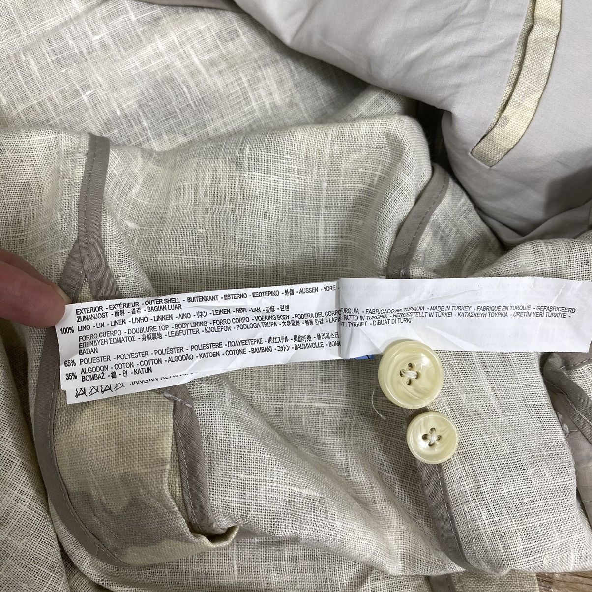 Zara ZARA MAN Multi Pockets Camoflage Overprint Grey Blazer Coat Size US M / EU 48-50 / 2 - 7 Thumbnail