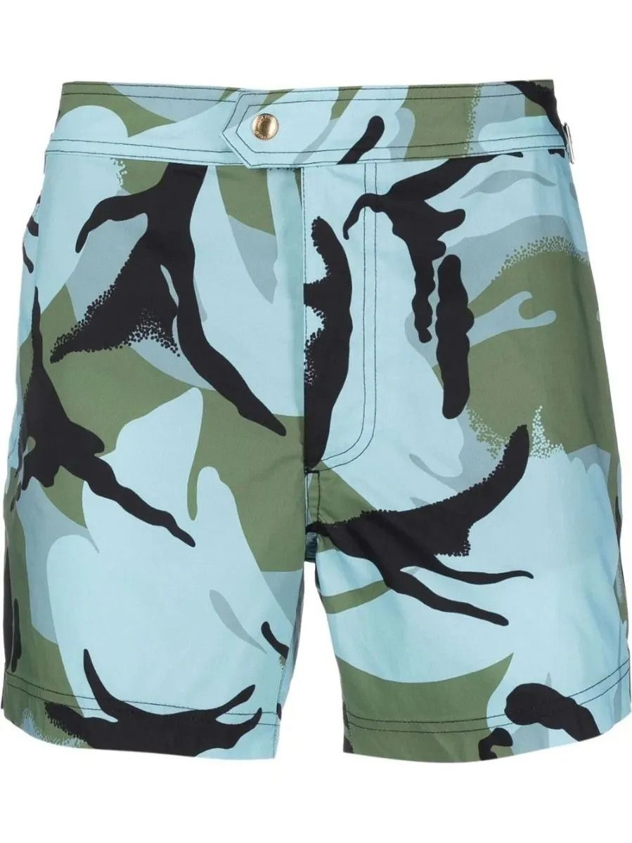Tom Ford o1loc1c0824 TFB450 Swimwear Short in Multicolor Size US 38 / EU 54 - 1 Thumbnail