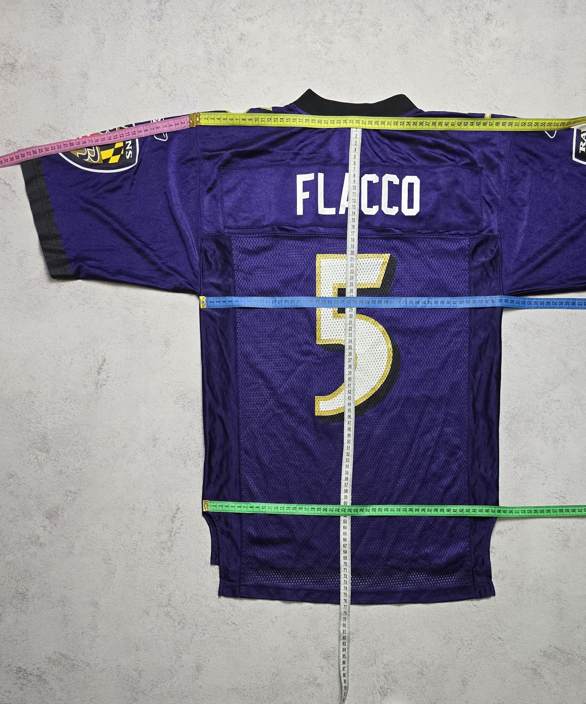 Reebok Baltimore Ravens Joe Flacco #5 NFL Reebok Football Jersey Size US S / EU 44-46 / 1 - 4 Thumbnail