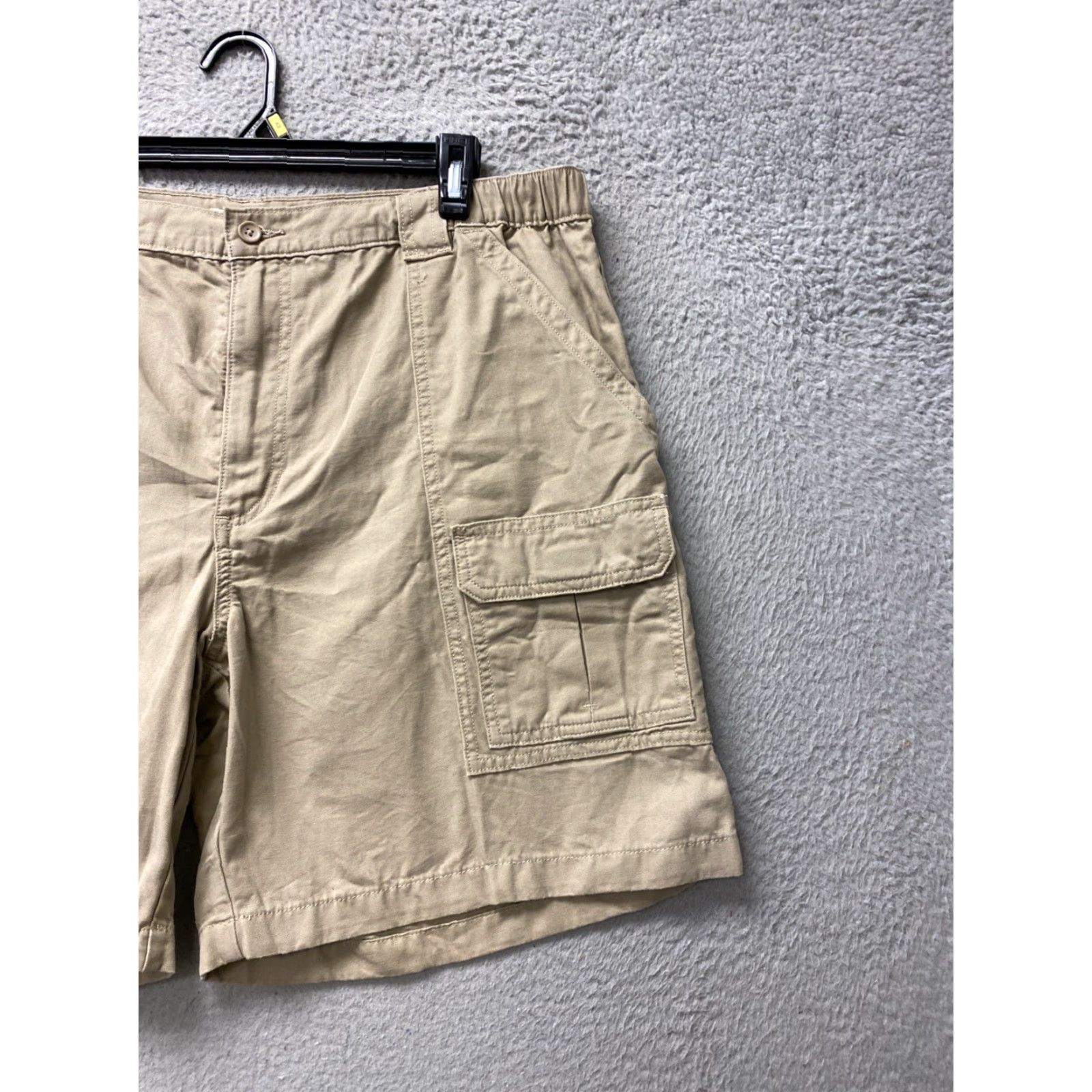 Savane Savane cargo hiking shorts Men's 40x10 Tan Comfort waist cotton Outdoor /130-4 Size US 40 / EU 56 - 3 Thumbnail