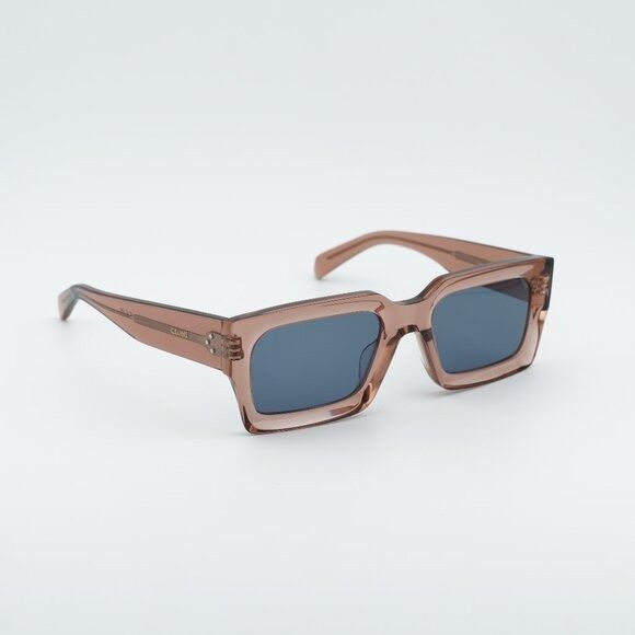 Celine Celine CL40280U 74V Sunglasses Rose Rectangle Frame Size ONE SIZE - 7 Thumbnail