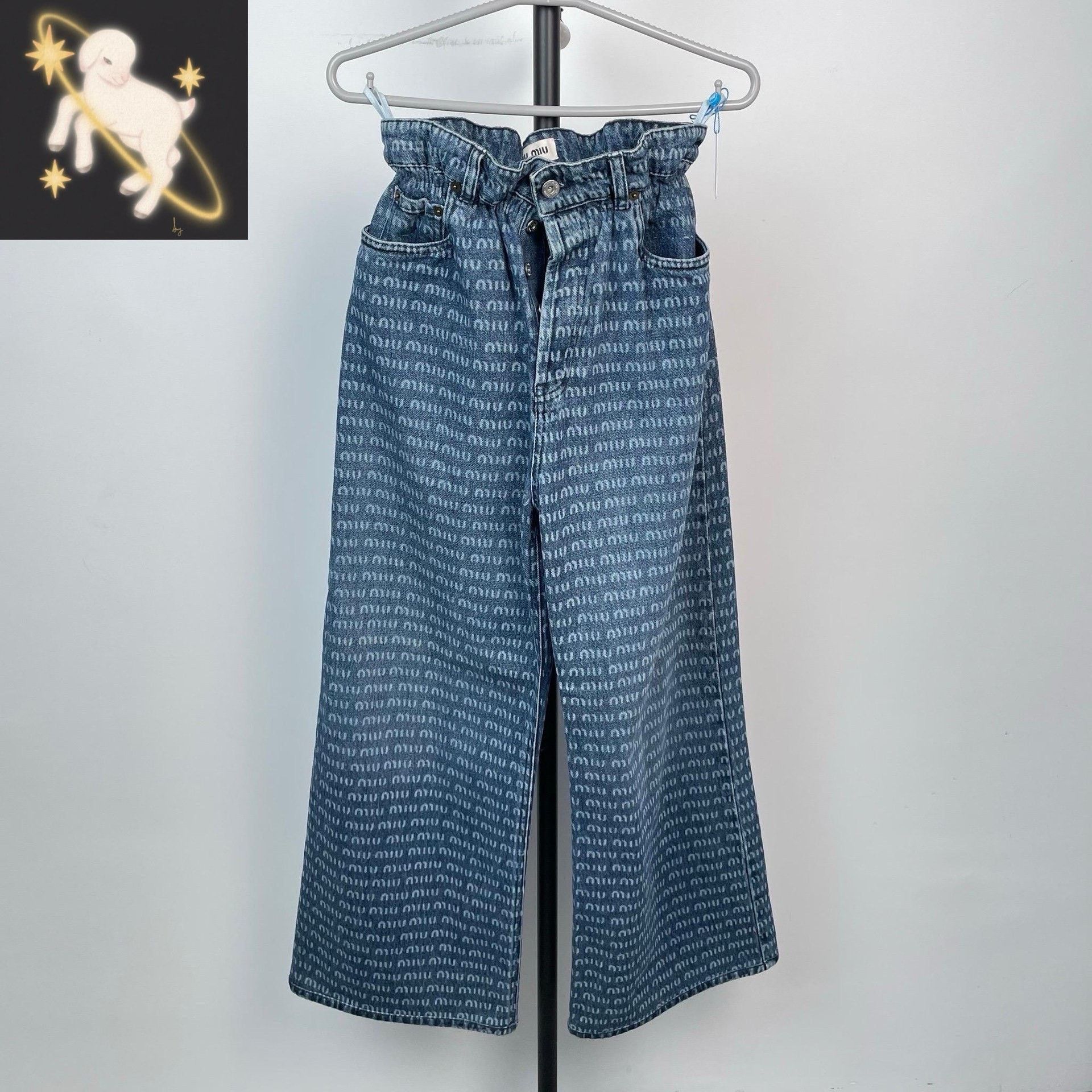 Miu Miu Miu Miu Blue Jeans S Women Size 26" / US 2 / IT 38 - 1 Thumbnail