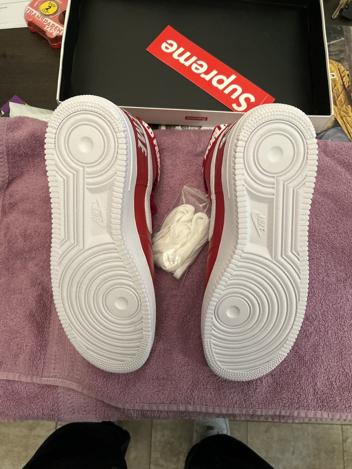 Nike × Supreme NIKE AIR FORCE 1 HIGH SUPREME SP Size US 10.5 / EU 43-44 - 5 Thumbnail