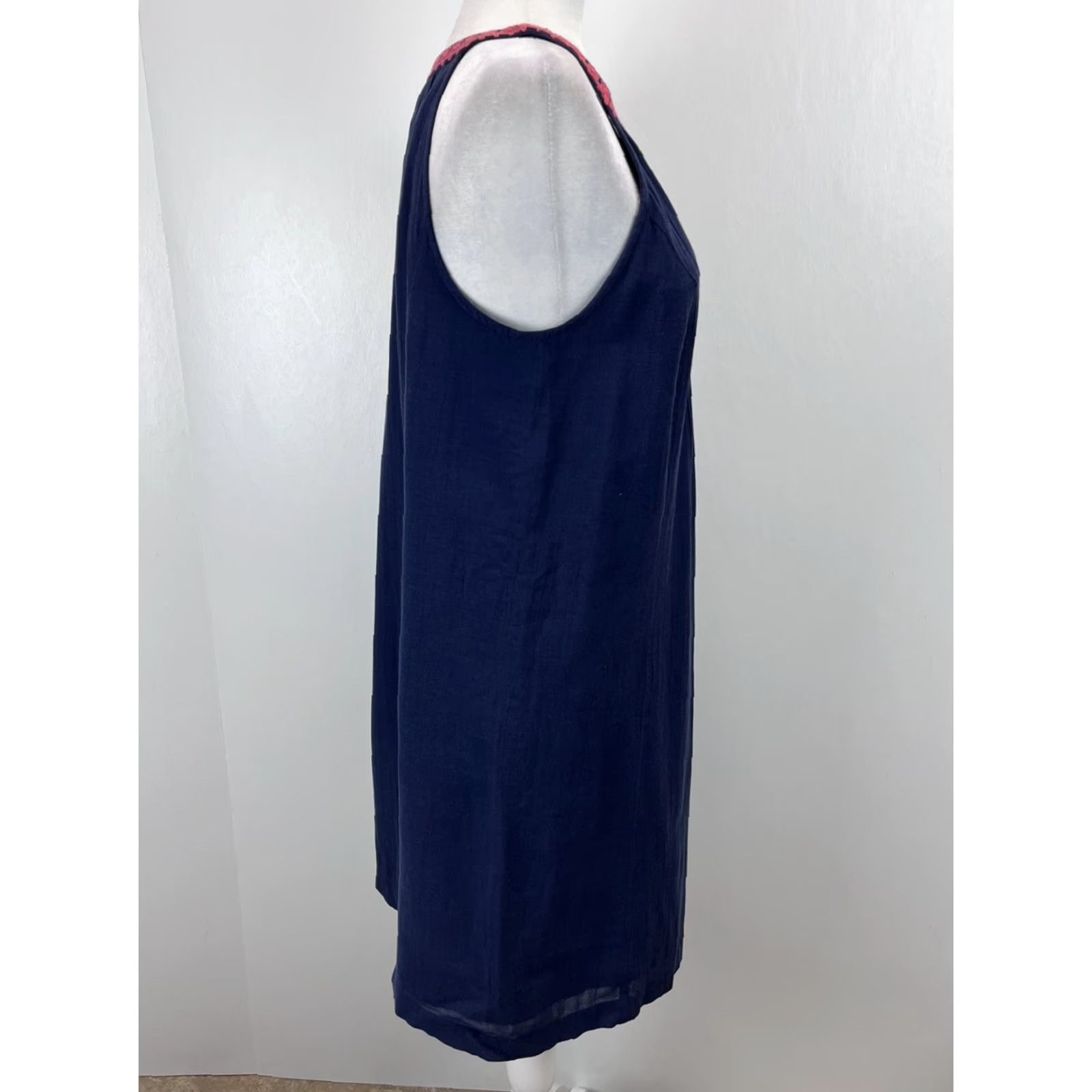 Boden BODEN Bohemian Shift Dress Women’s Size 8 Sleeveless Short Blue Size M / US 6-8 / IT 42-44 - 4 Thumbnail