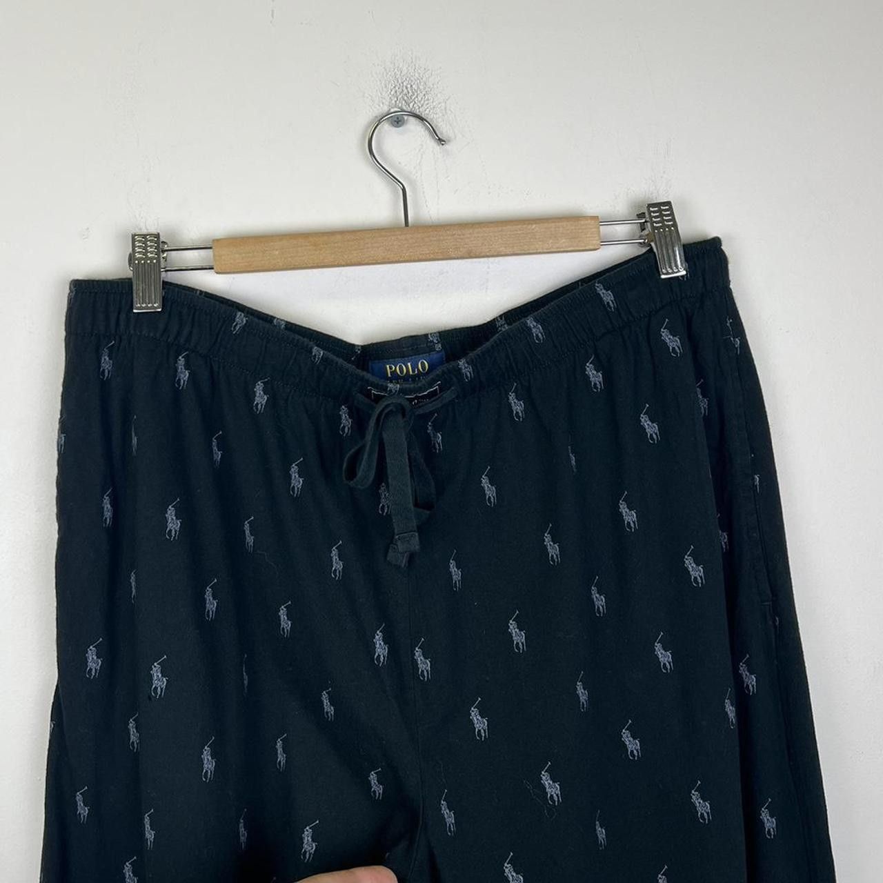 Polo Ralph Lauren Polo Ralph Lauren Men's Sleep Pants - Black with Iconic Logo Size US 36 / EU 52 - 2 Thumbnail