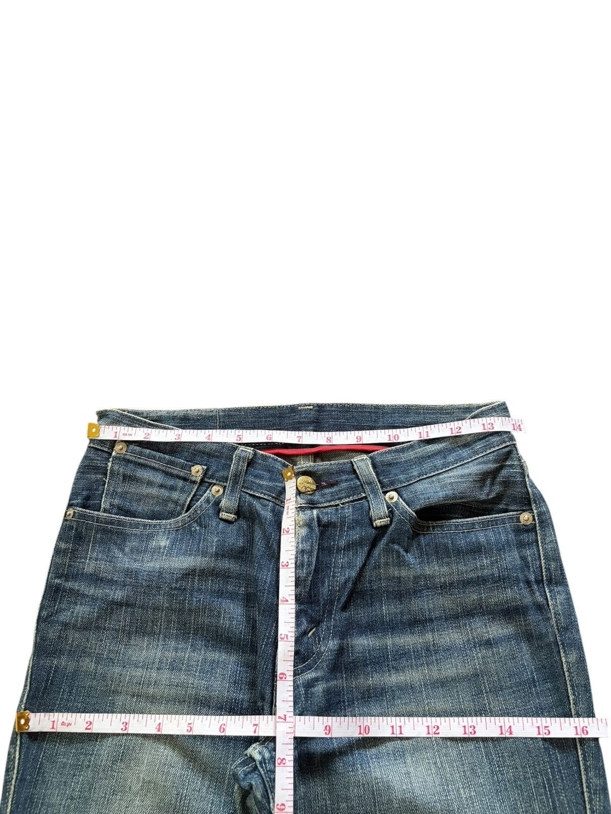 Levi's Vintage 90s Levis 646 Faded Wash Distress Flare Jeans Size 27" / US 4 / IT 40 - 6 Thumbnail