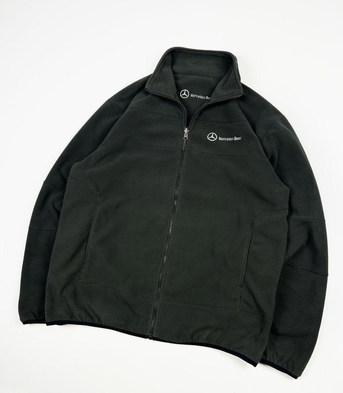 Audi × Mercedes-Benz vintage Mercedes Benz fleece Jacket Racing sweatshirt Size US L / EU 52-54 / 3 - 4 Thumbnail
