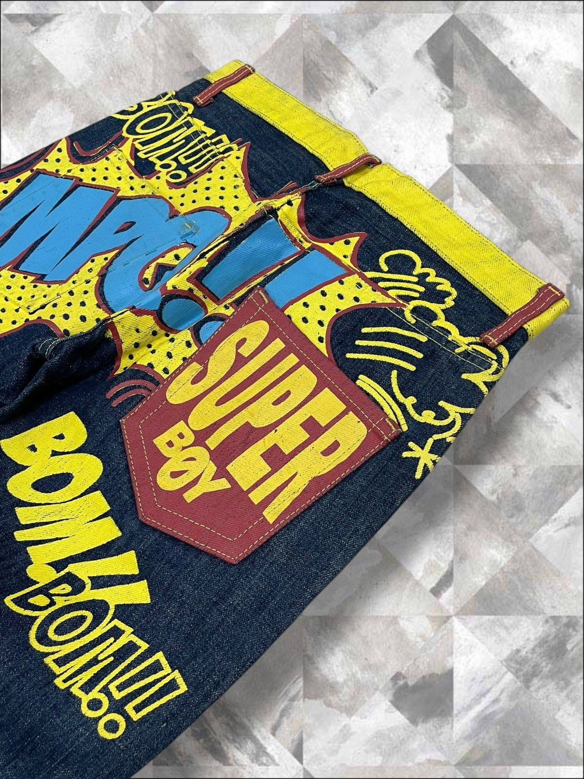 Hysteric Glamour Vintage 1990s Japan Designer Marpleq American Art Daicock Size US 30 / EU 46 - 10 Thumbnail