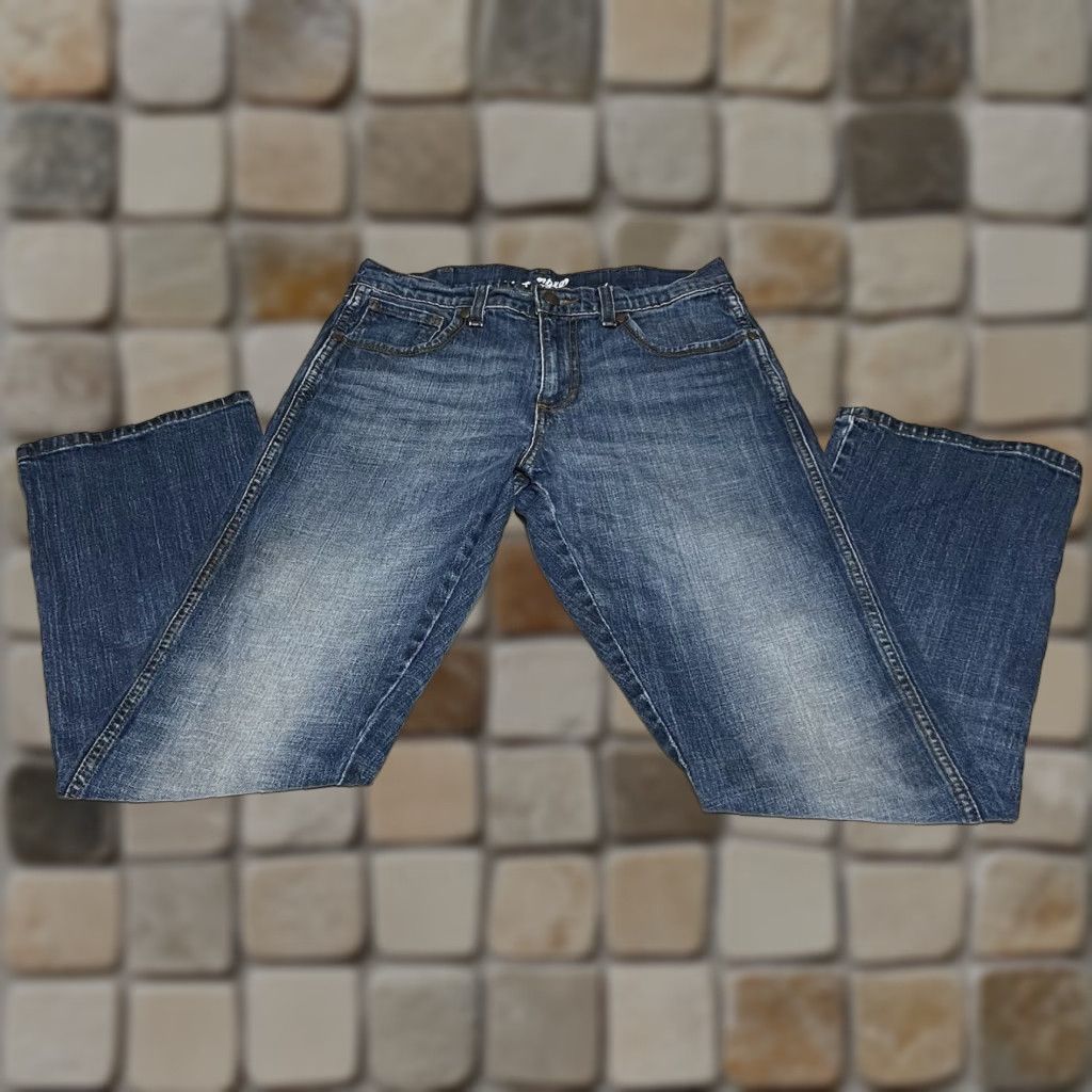 Wrangler Wrangler Retro Relaxed Boot Jeans Mens 30x30 Blue 5-Pocket Denim Cowboy Western Size US 30 / EU 46 - 1 Thumbnail