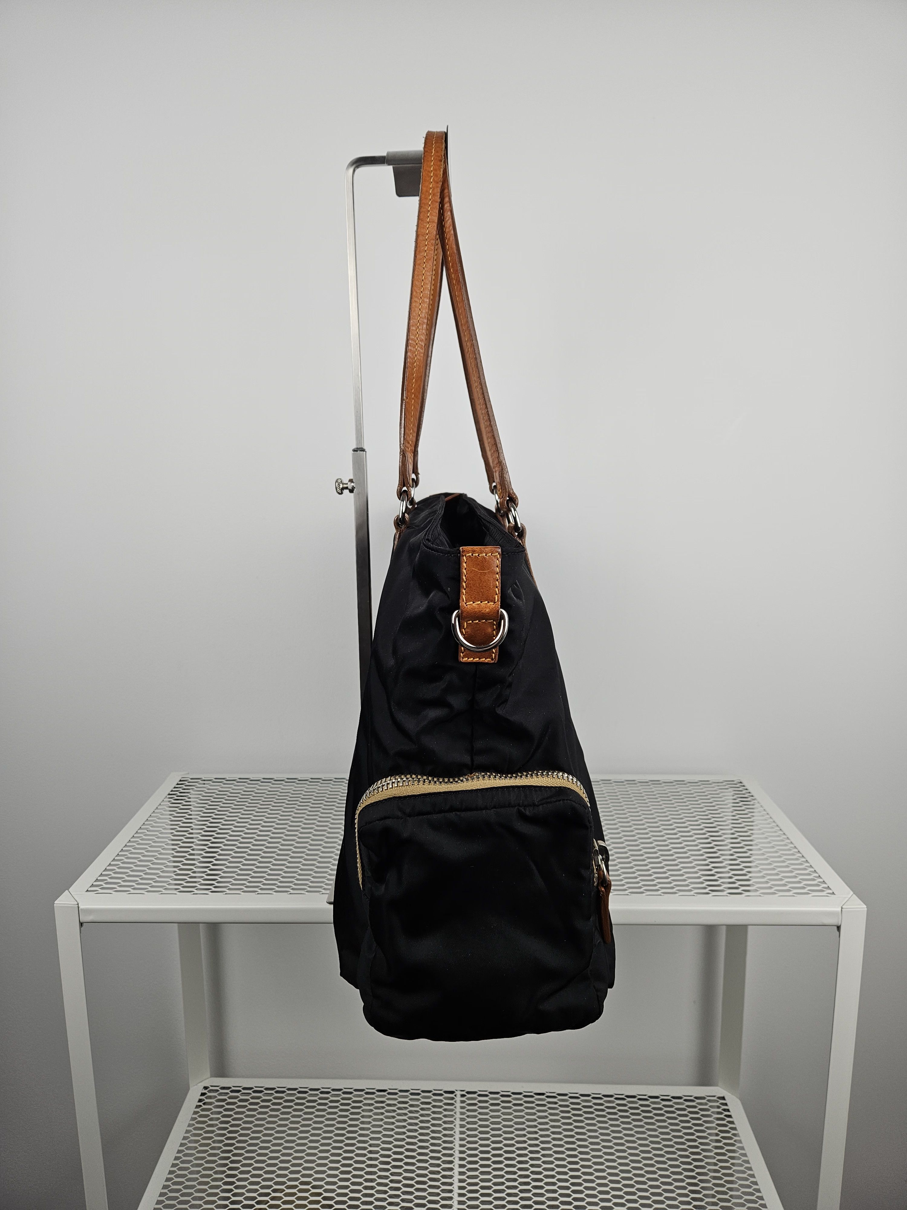 Miu Miu Archive miu miu nylon leather tote bag with cargo pockets Size ONE SIZE - 4 Thumbnail