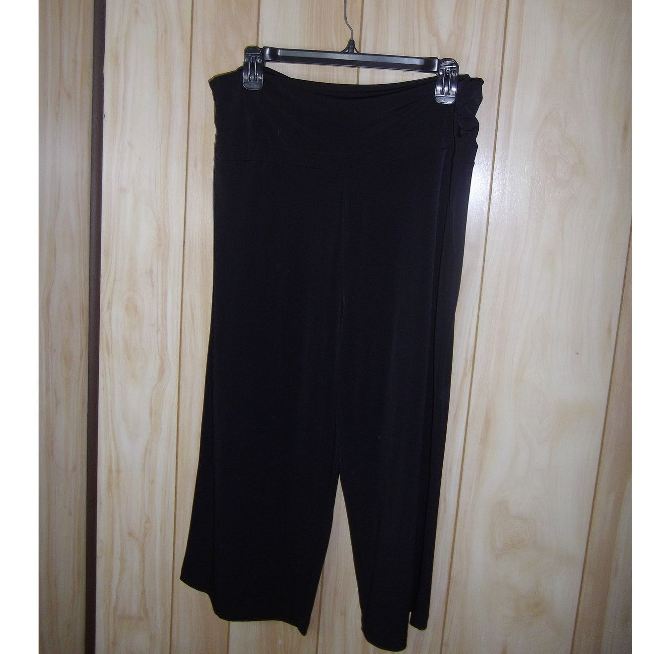 Other Attention Vintage High-Rise Wide Leg Relaxed Capri Pants L Size 39" - 2 Thumbnail
