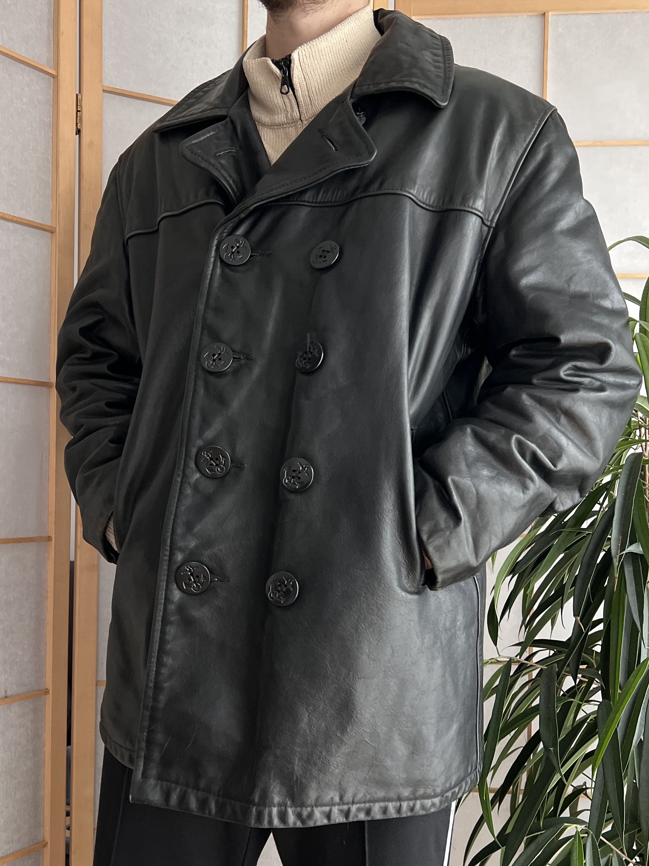 Schott USA 740N PEA Jacket vintage 80s Leather rare coat