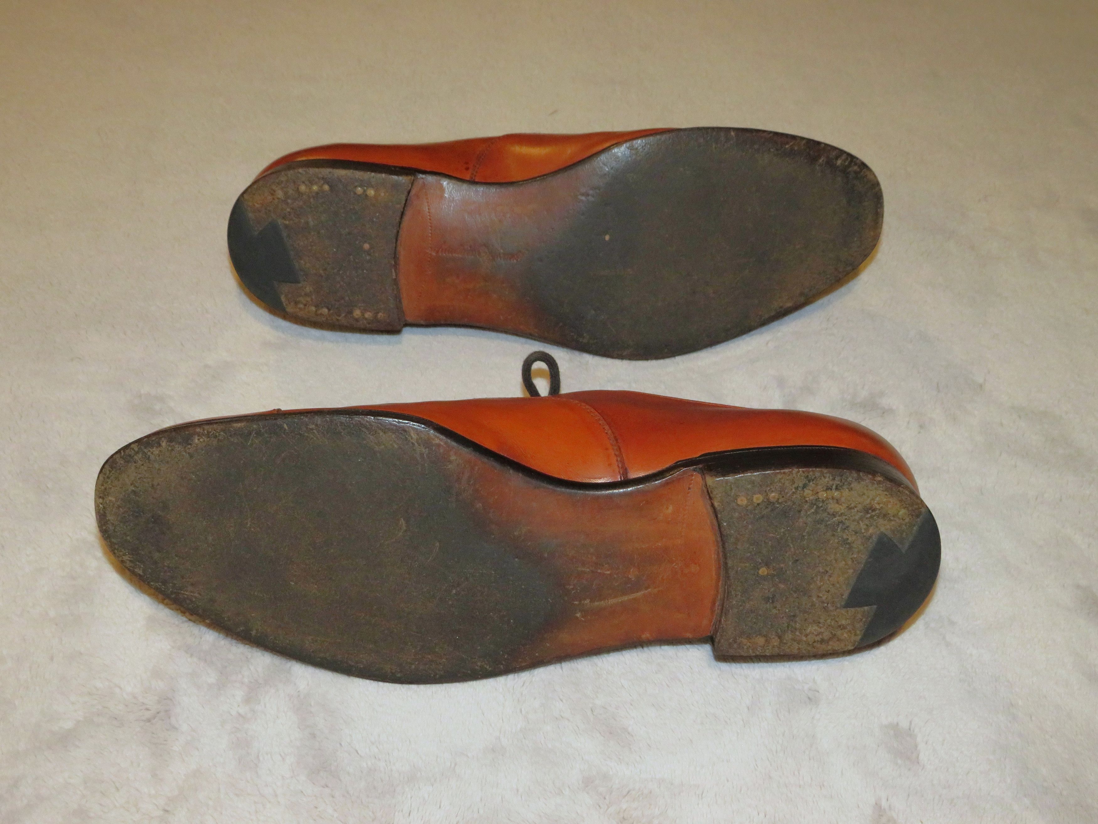 Edward Green Chelsea Burnt Pine Antiqued Leather Derby 202 Last Size 8D Size US 8 / EU 41 - 9 Thumbnail