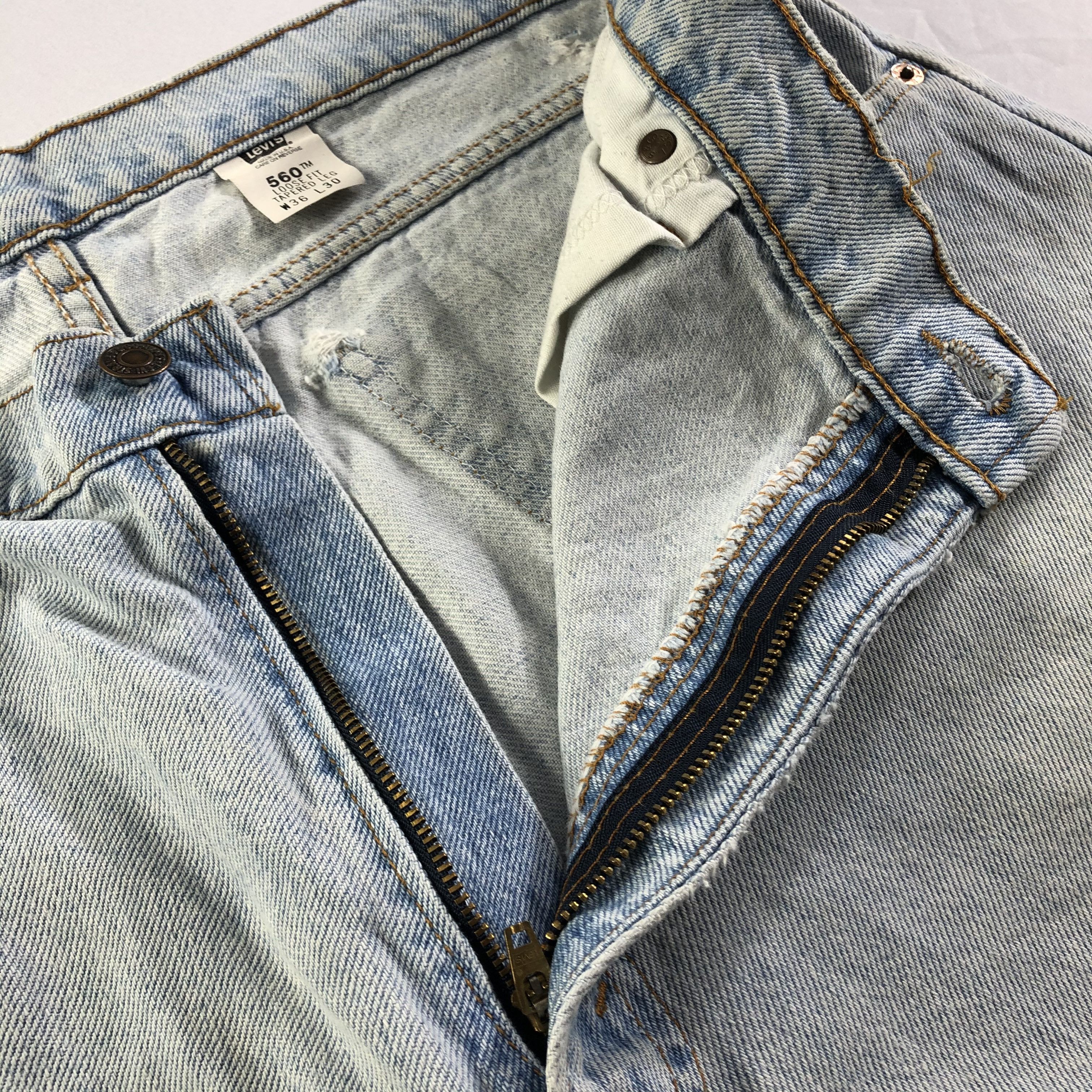 Levi's × Vintage Vintage 90s Levis 560 Jeans-JM3379 Size US 36 / EU 52 - 6 Thumbnail