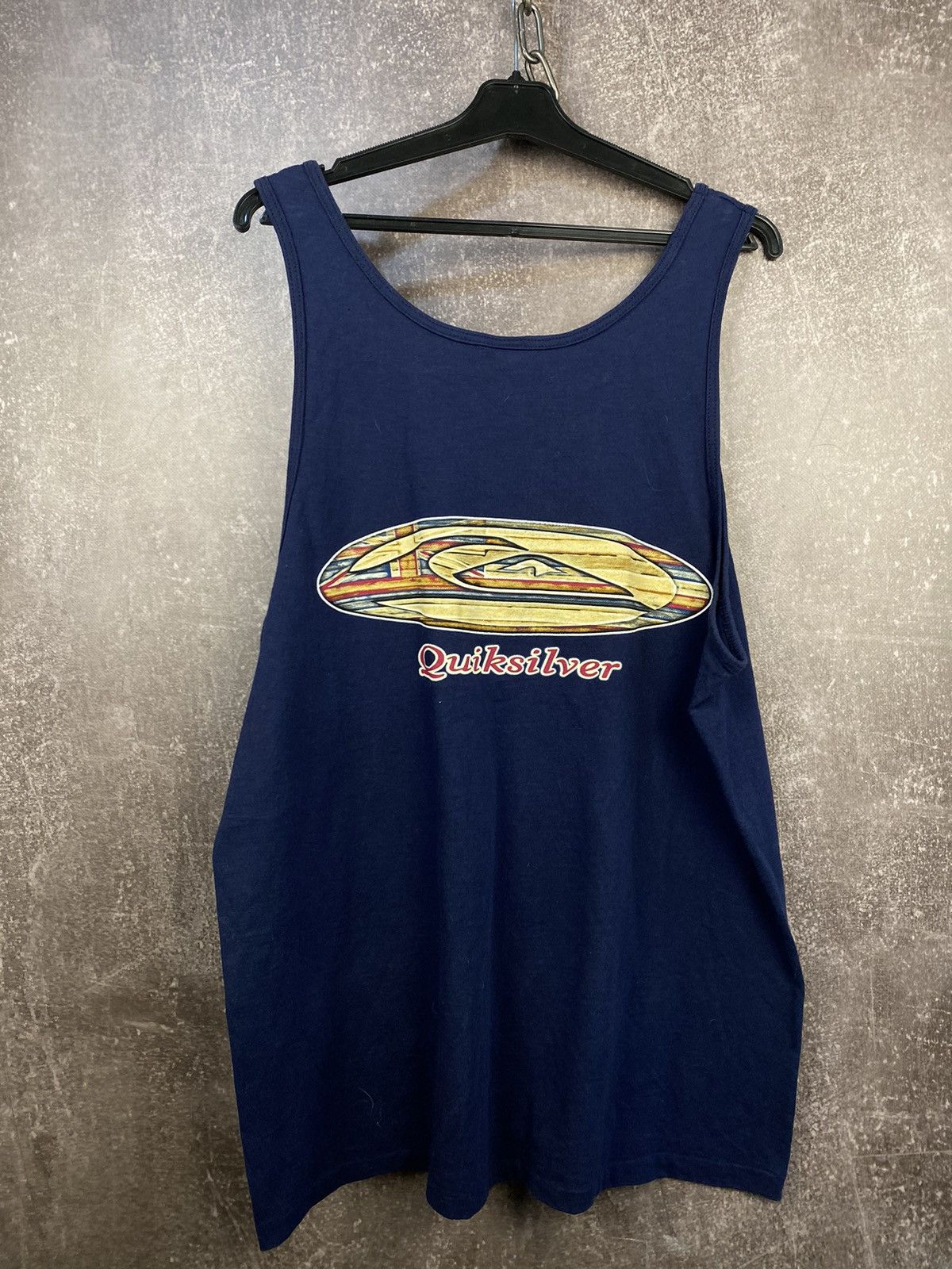 Quiksilver Y2K Faded Tank Top Quiksilver Vintage Tee Shirt Streetwear Size US L / EU 52-54 / 3 - 1 Thumbnail