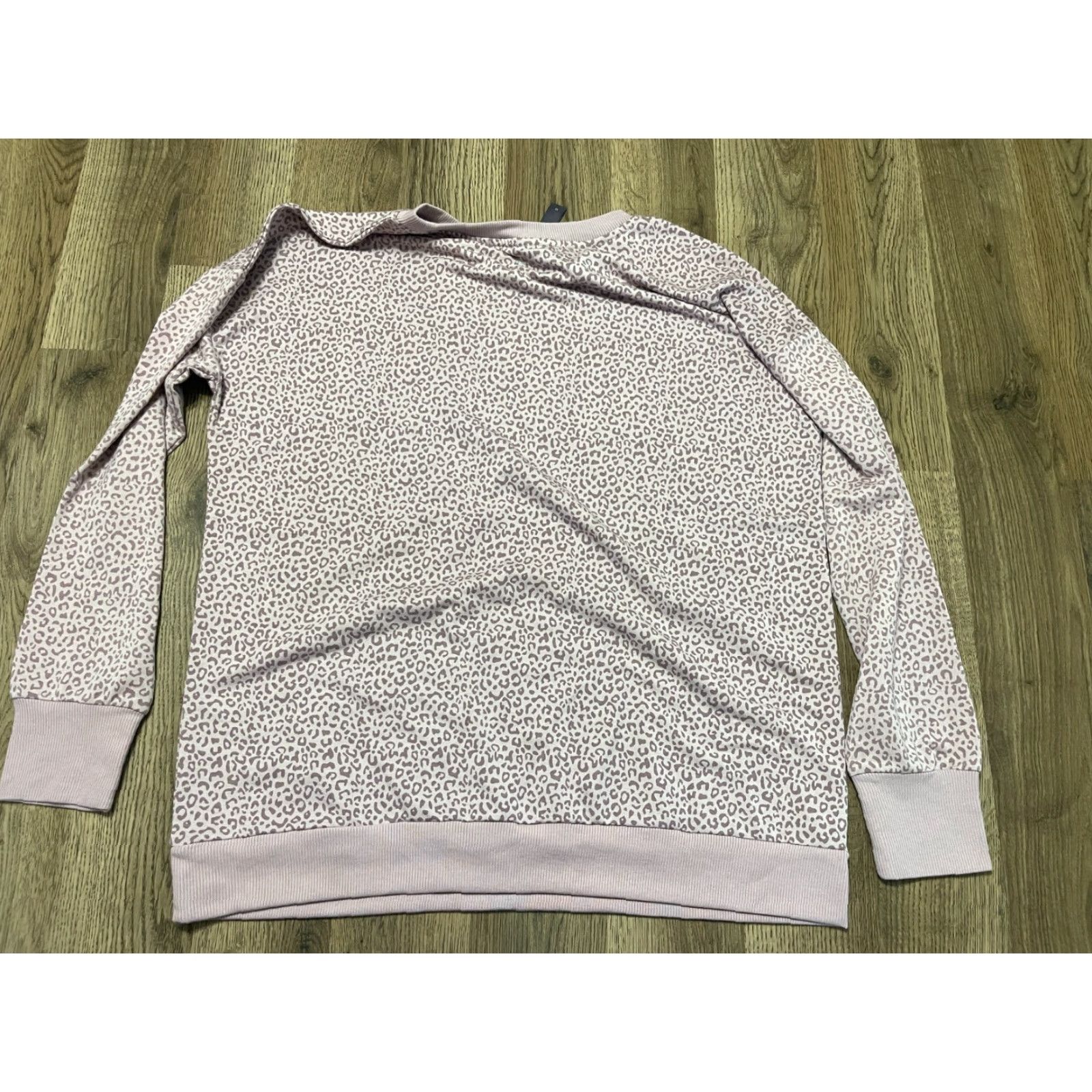 Vintage MONDETTA Shirt Women's M Pink Cheetah Print Long Sleeve Size M / US 6-8 / IT 42-44 - 2 Thumbnail