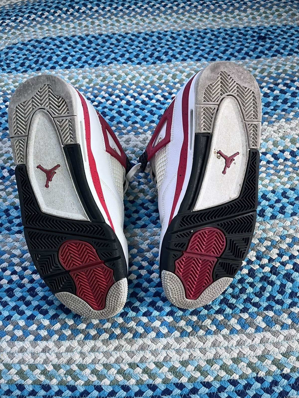 Nike Nike Jordan 4 Red Cement Size US 8.5 / EU 41-42 - 4 Thumbnail