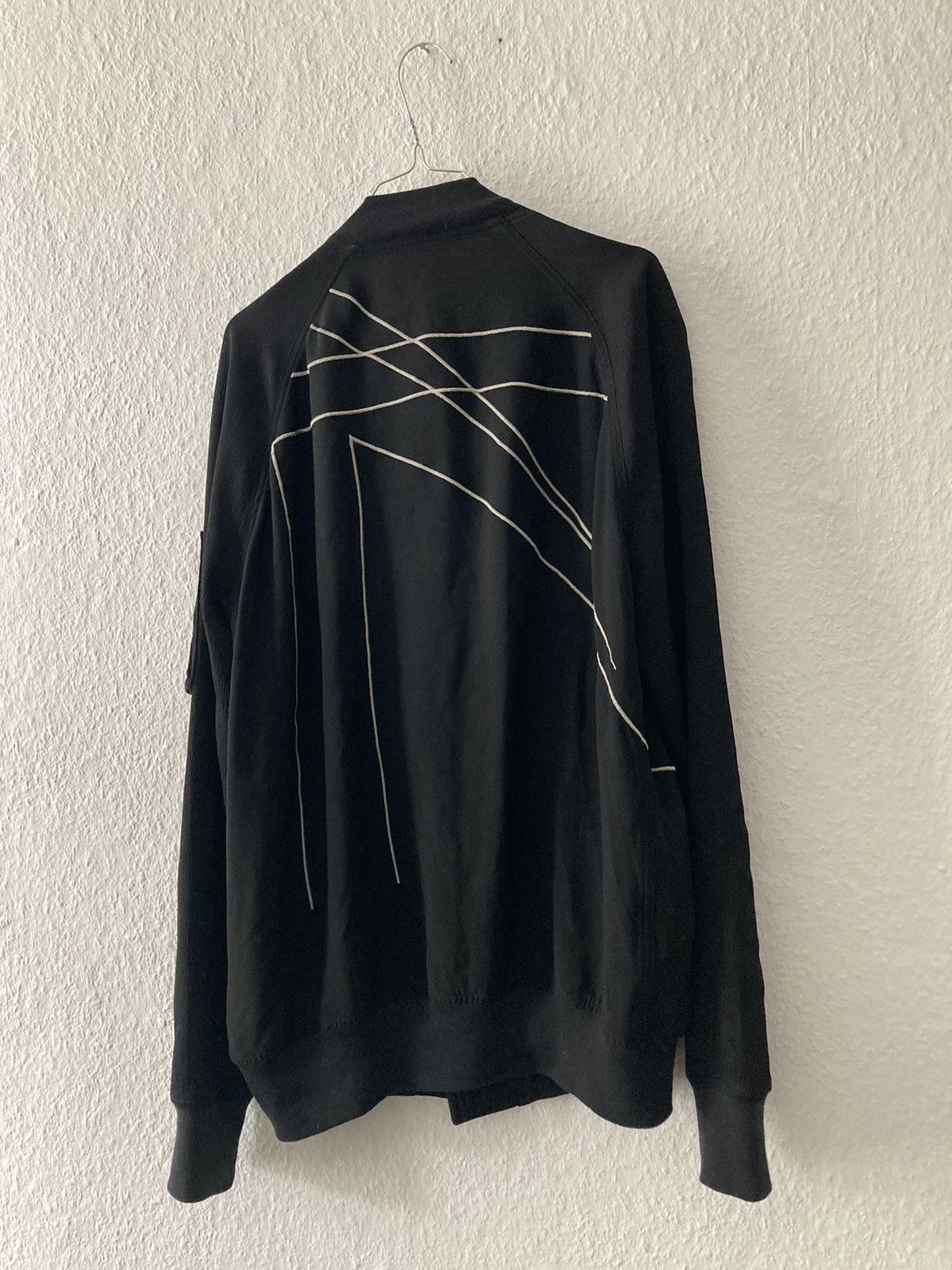 Rick Owens Rick Owens SS16 Embroidered Crepe Bomber Jacket Cyclops 