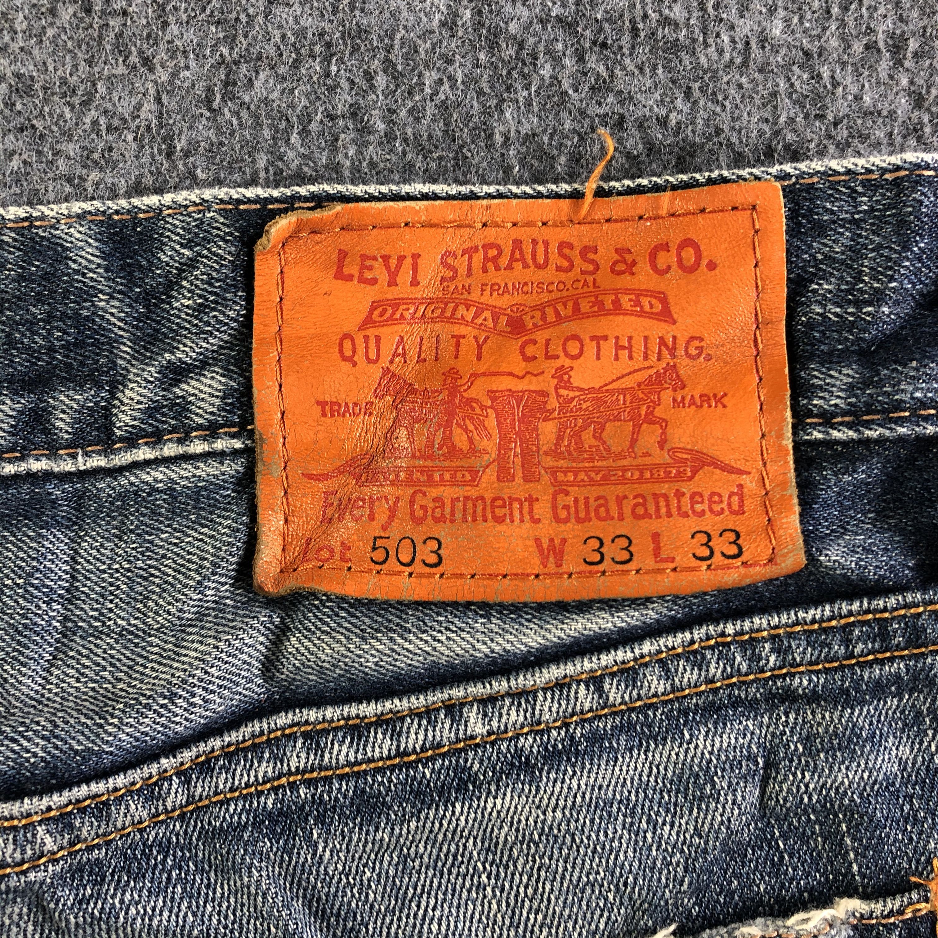 Levi's Vintage Levis 503 Jeans-J4579 Size US 35 - 5 Thumbnail