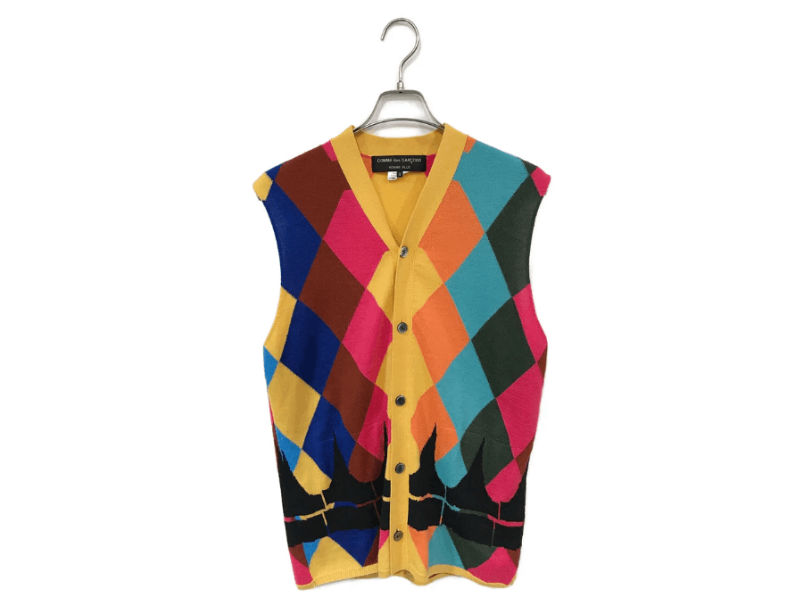 Comme des Garcons Homme Plus o1tko10924 Long Cardigan in Multicolor Size US L / EU 52-54 / 3 - 1 Thumbnail