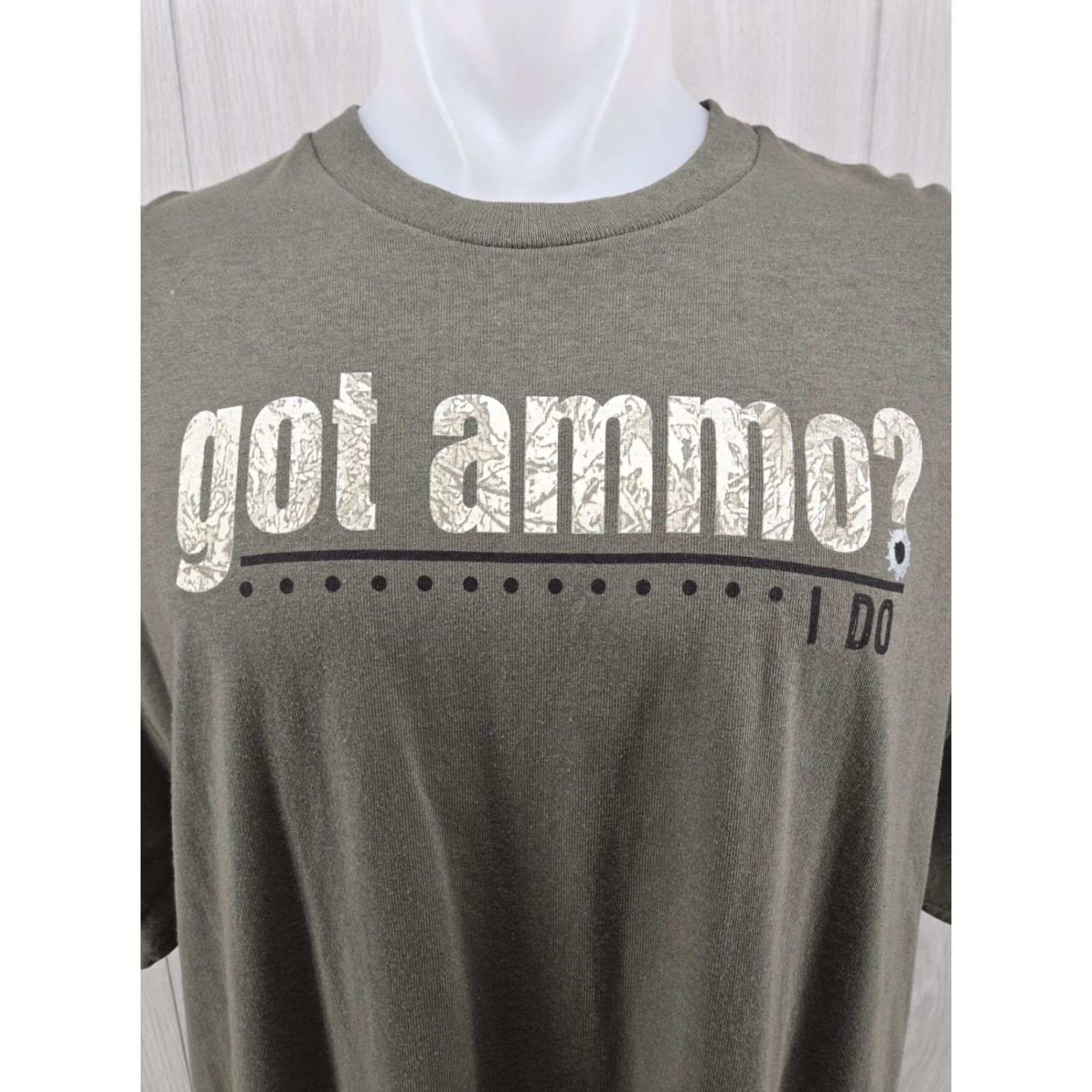 Vintage Academy Sports Outdoors Got Ammo I Do Men’s 2XL Army Green T Shirt Size US XXL / EU 58 / 5 - 3 Thumbnail