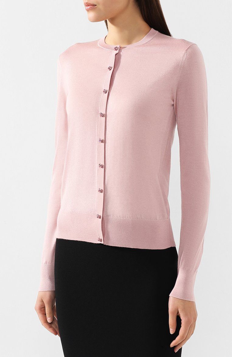 Dolce & Gabbana o1y0925 Cardigan in Antique Rose Size XS / US 0-2 / IT 36-38 - 2 Thumbnail