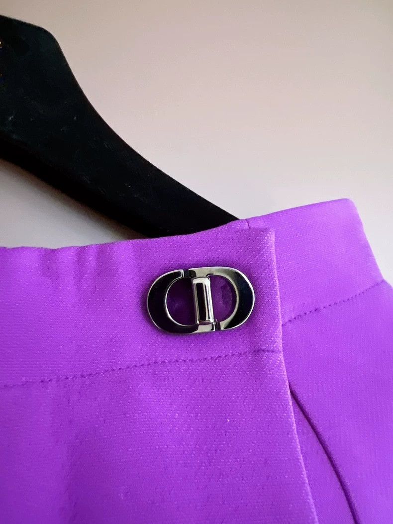 Dior Dior New dopamine purple fake two-piece skirt shorts 2504-N Size 24" / US 00 / IT 34 - 3 Thumbnail