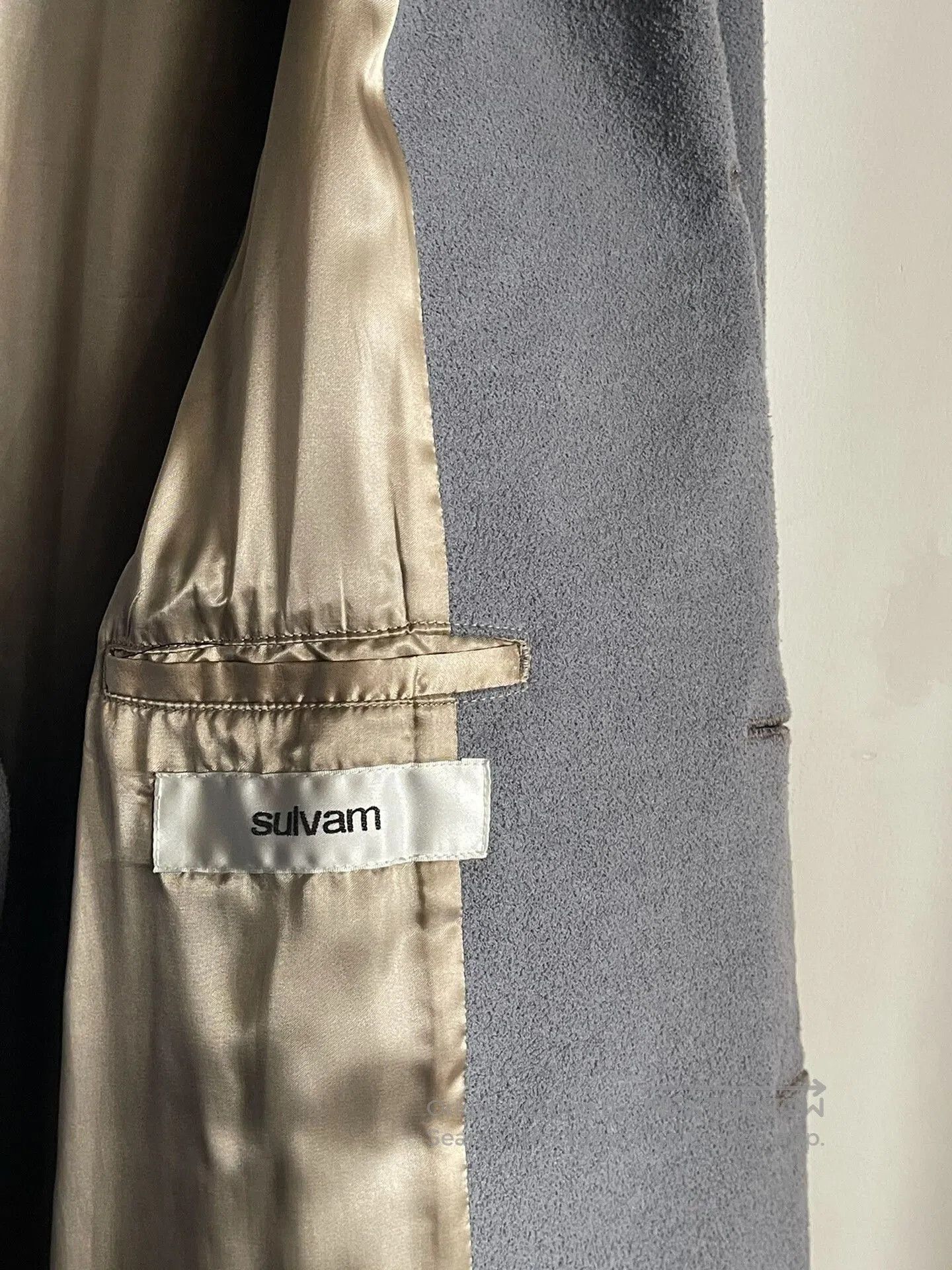Sulvam Sulvam Sailor Coat in Gray. Size US M / EU 48-50 / 2 - 5 Thumbnail