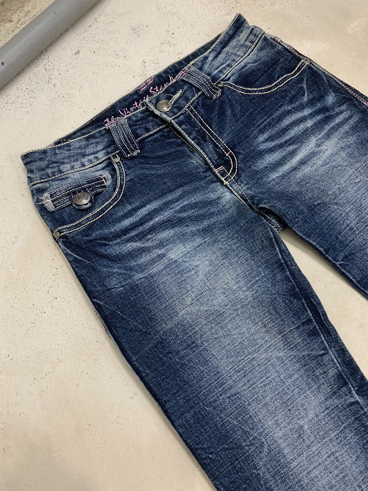 If Six Was Nine × Japanese Brand × Vintage Jessy Logan Vintage Assymetrical Comb Whisker Flare Size US 27 - 3 Thumbnail