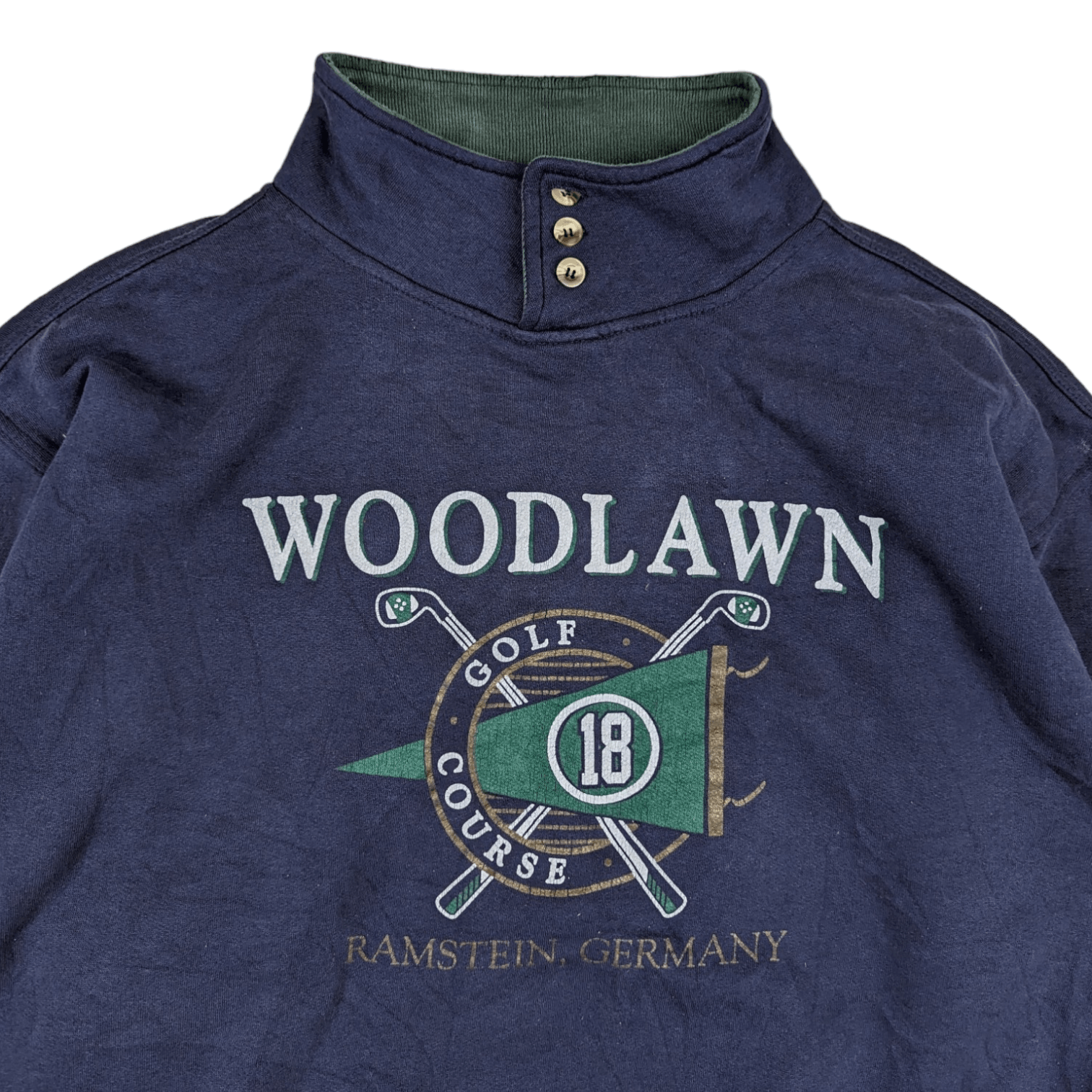 Vintage Vintage 90's WOODLAWN GOLF Jumper Sweatshirt Size US XL / EU 56 / 4 - 4 Thumbnail