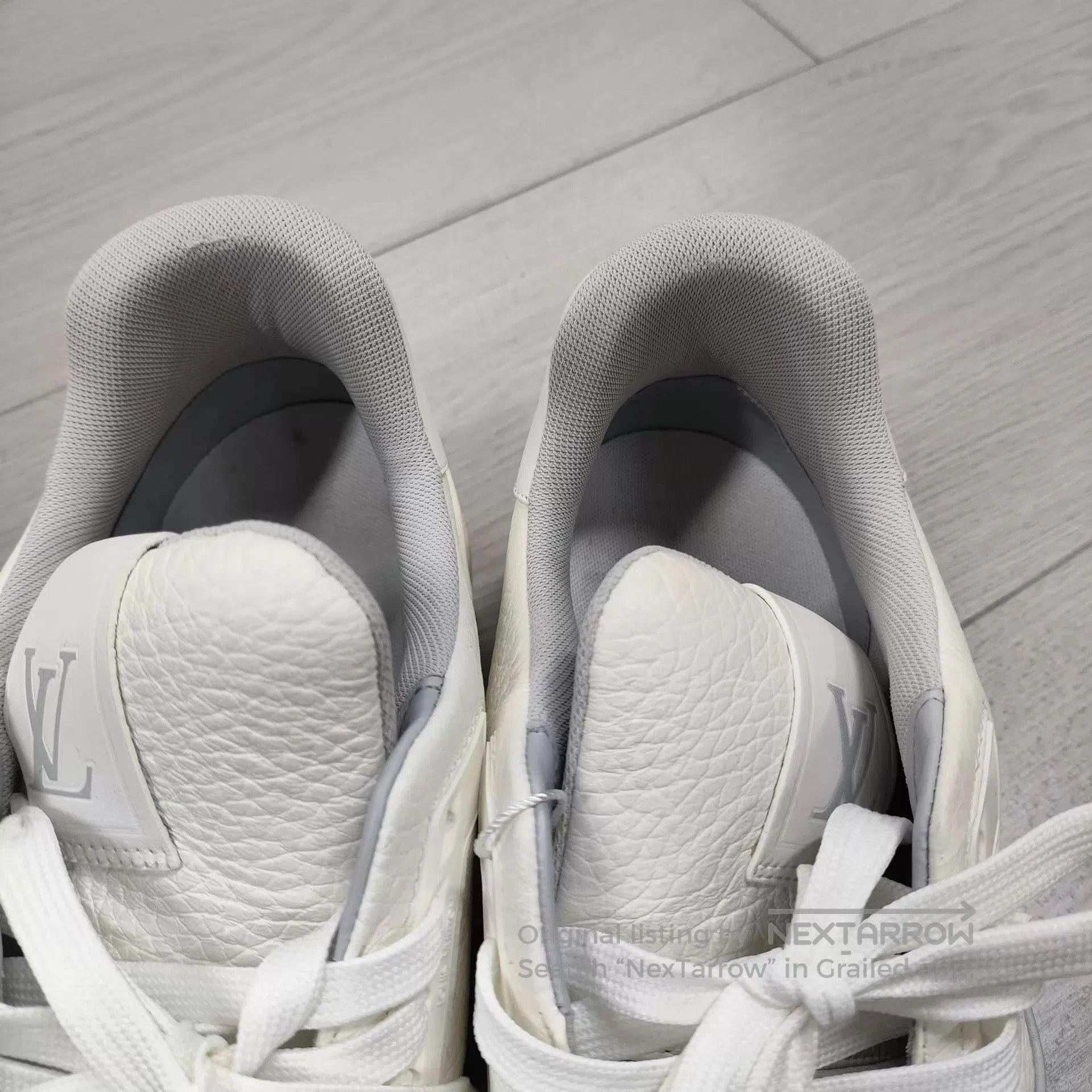 Louis Vuitton White Low-Top Sneakers Size 8. Size US 8 / EU 41 - 2 Thumbnail