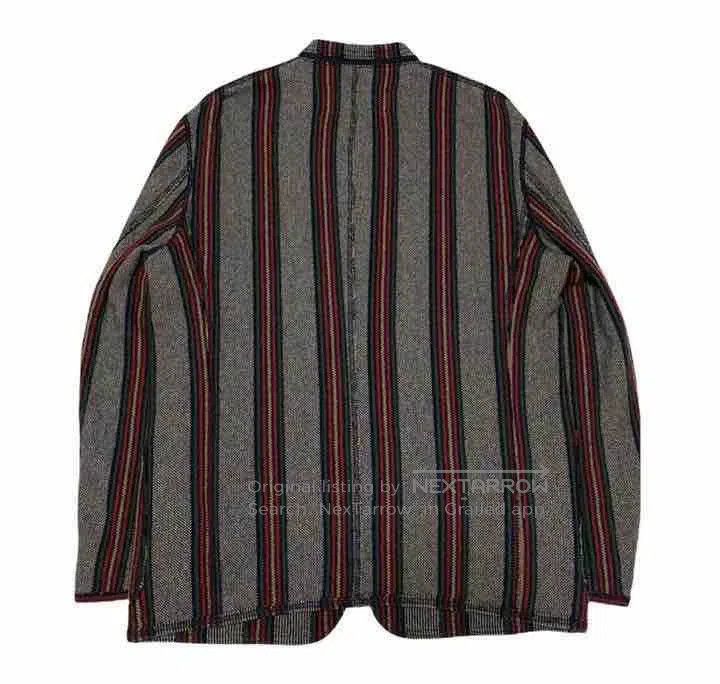 Comme des Garcons Comme Des Garcons Red and green striped coat Size US M / EU 48-50 / 2 - 3 Thumbnail