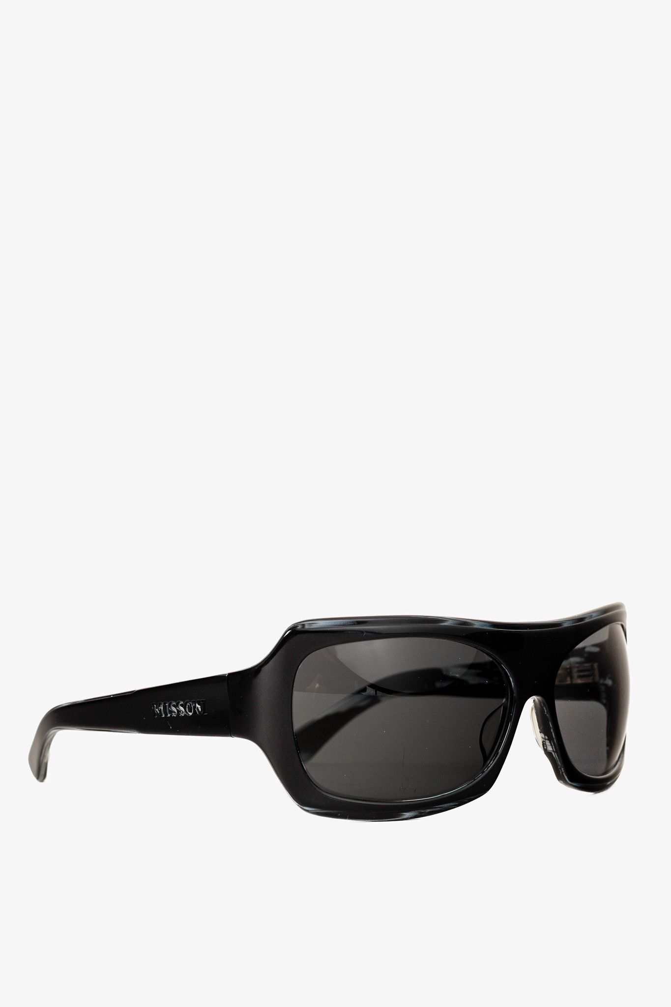 Missoni MI50302 Black Marbled-Accent Oversized Sunglasses