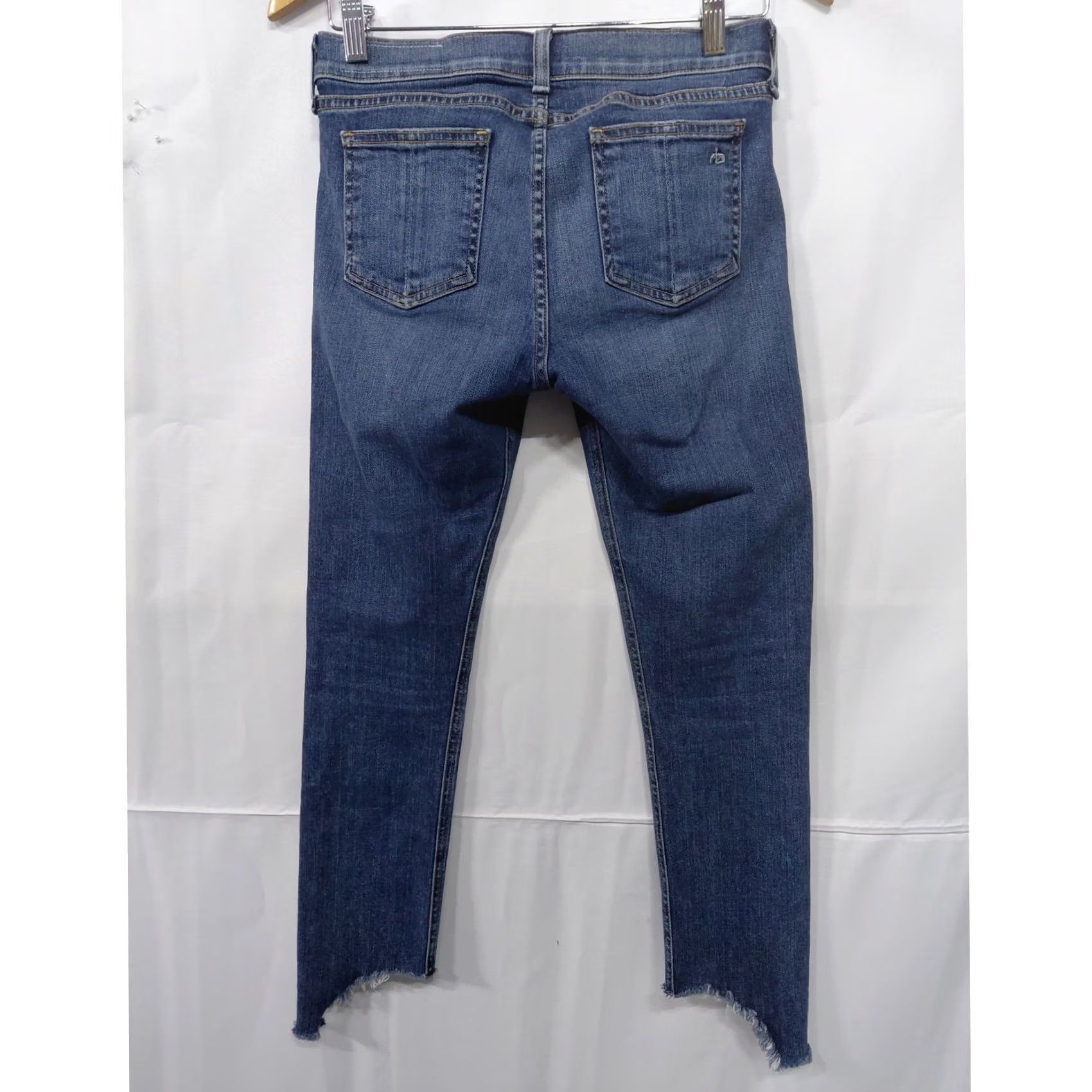 Paige PAIGE Blue Denim Jeans Women Solid Slim Size 26 Size 26" / US 2 / IT 38 - 2 Thumbnail