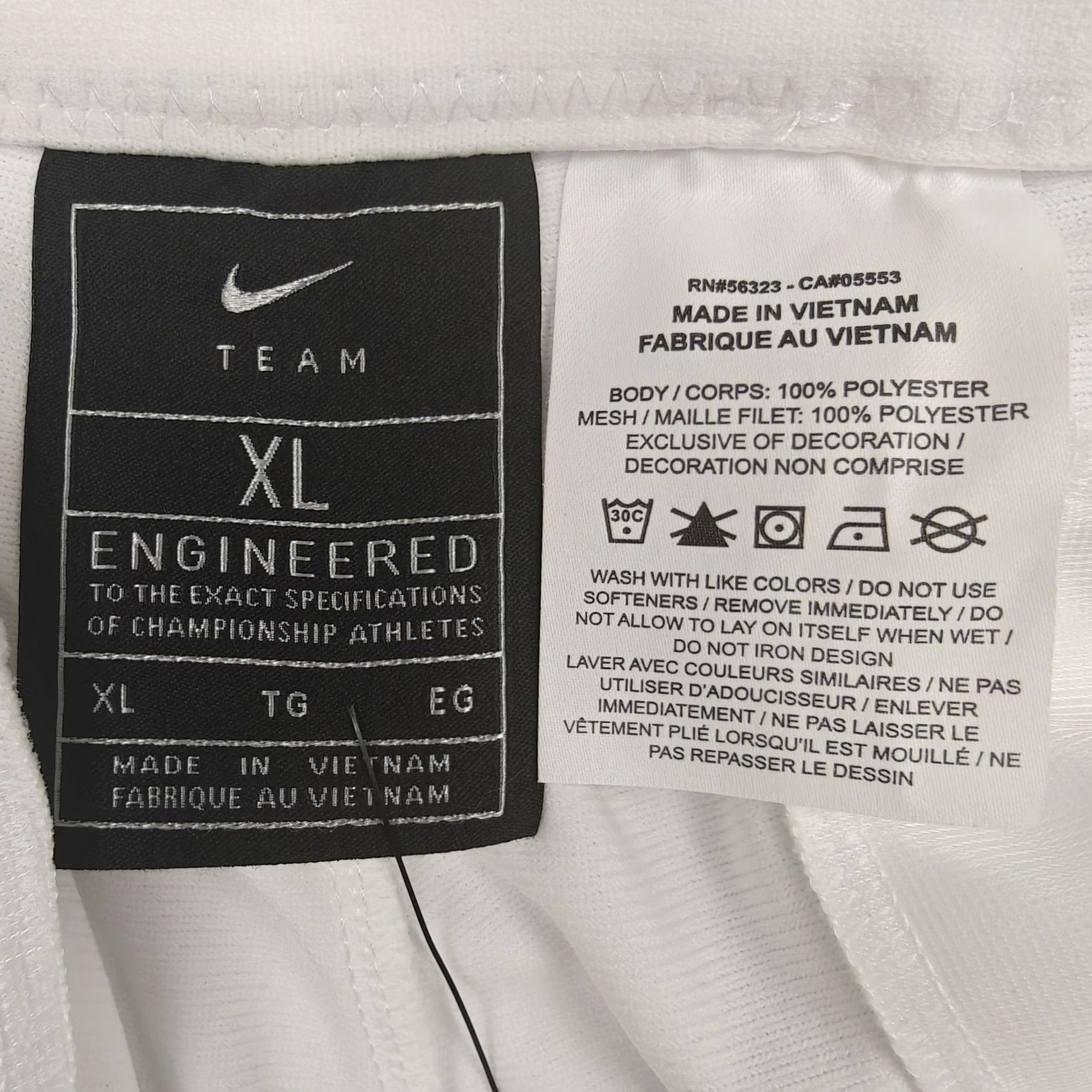 Nike Nike Baseball Pants Mens XL White Tapered Ankle Zip Pockets Breathable New Size US 36 / EU 52 - 4 Thumbnail