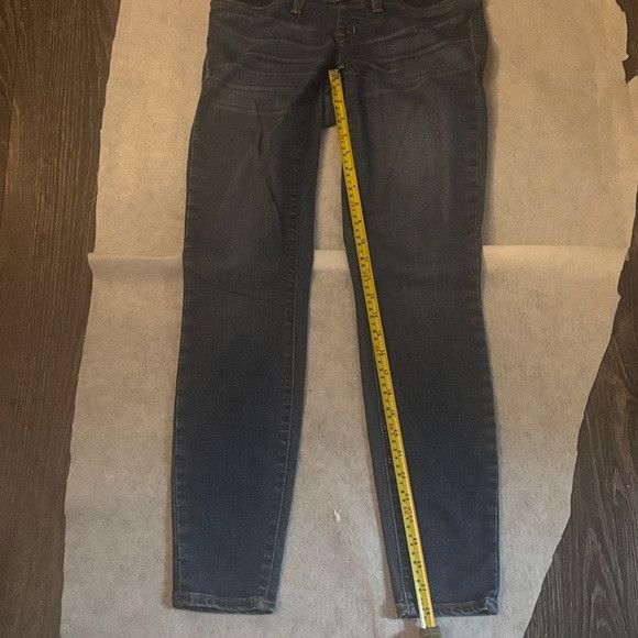 Madewell Madewell Maternity Skinny Dark Blue Jean 26 Size 26" / US 2 / IT 38 - 6 Thumbnail