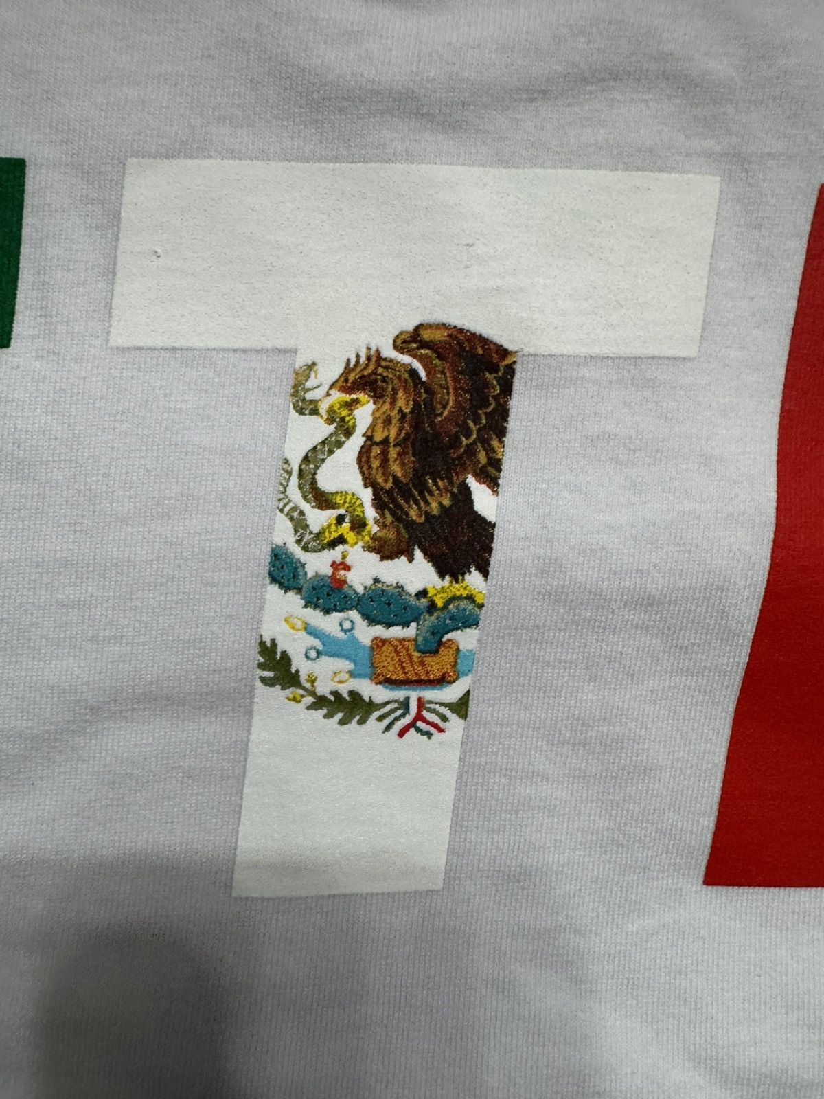 Fuck The Population FTP Mexican Flag Logo Tee White (Size Large) Size US L / EU 52-54 / 3 - 4 Thumbnail