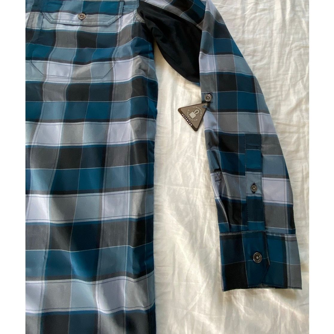 Wrangler NWT Wrangler ATG All Terrain Gear Vented Blue Plaid Shirt, M Size US M / EU 48-50 / 2 - 3 Thumbnail