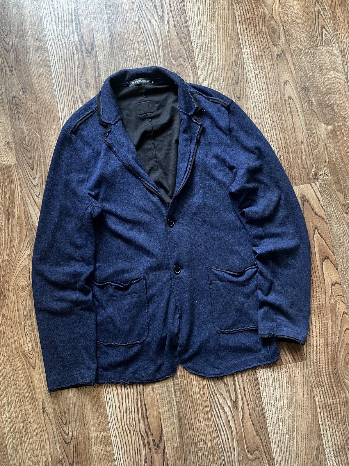 Dolce & Gabbana VINTAGE DOLCE GABBANA DG PATCH LOGO KNIT CARDIGAN Size US L / EU 52-54 / 3 - 2 Thumbnail