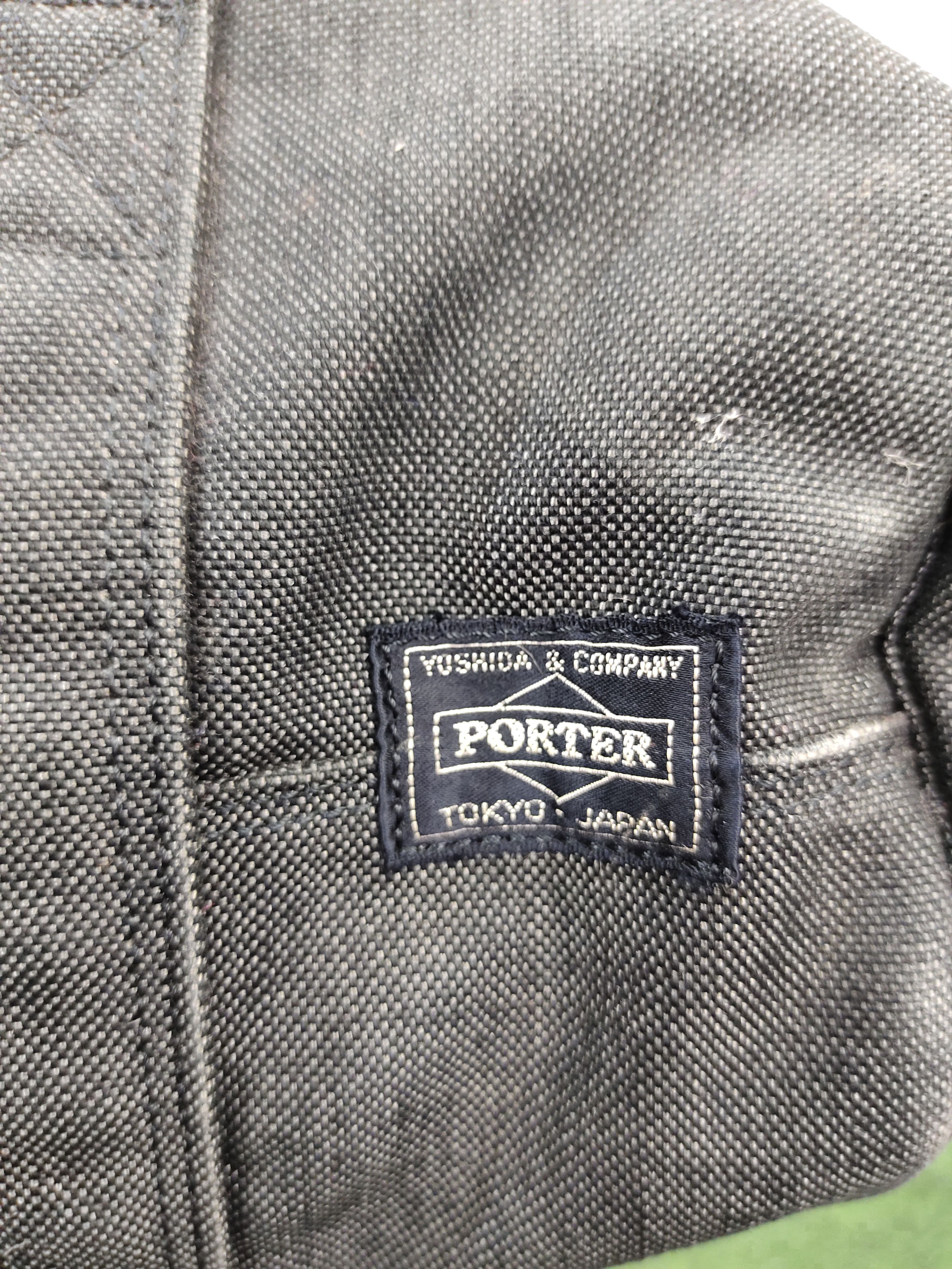 Porter Vintage Porter Japan Black Faded Canvas Small Boston Bag Size ONE SIZE - 6 Thumbnail