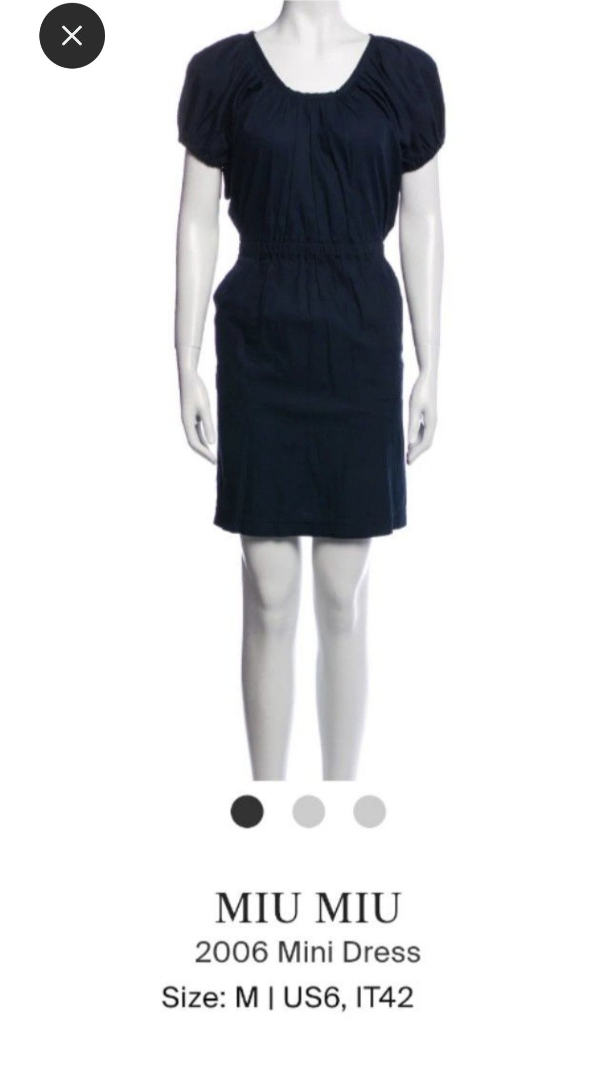 Miu Miu Miu Miu Mini Dress Size S / US 4 / IT 40 - 5 Thumbnail